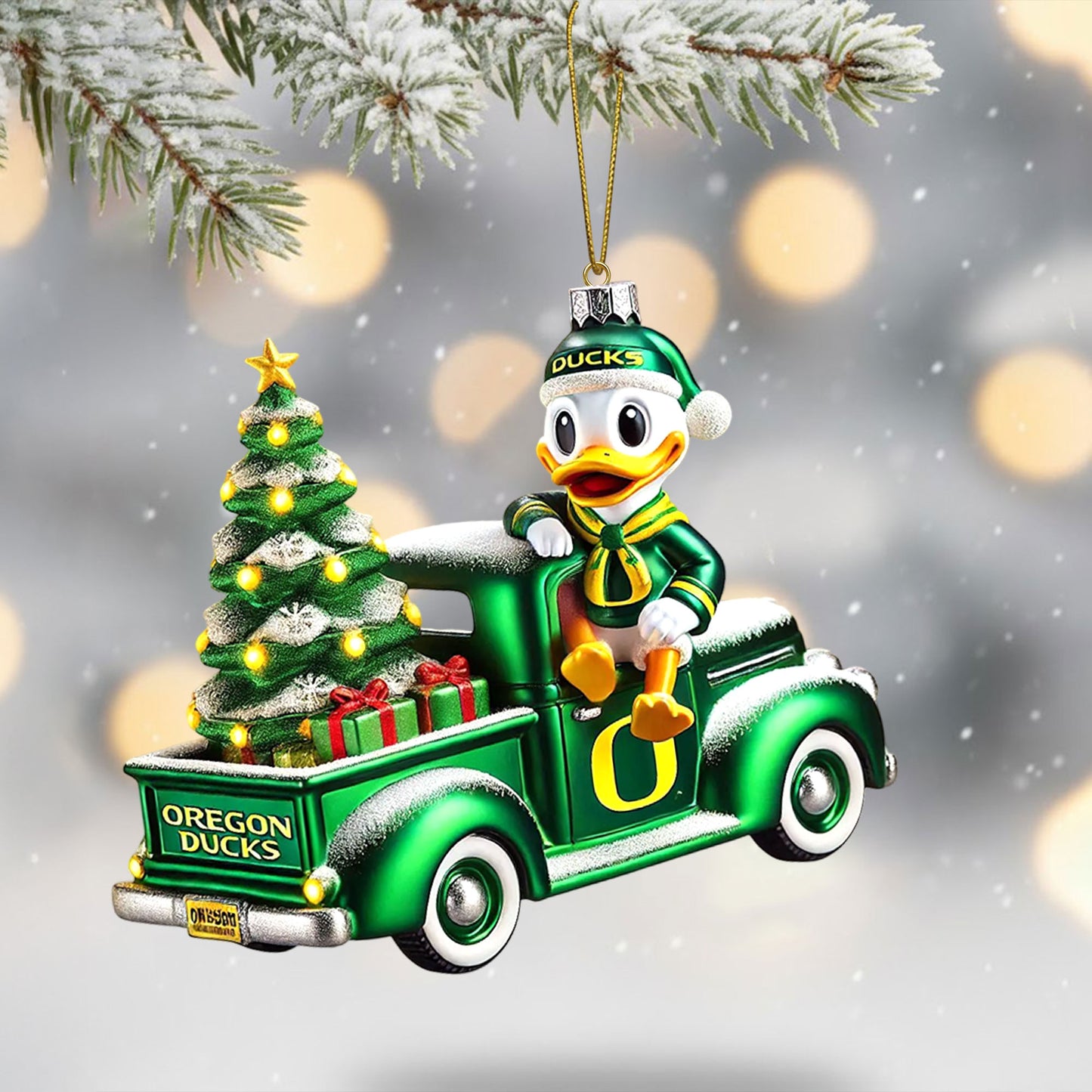 COMBO ORD CHRISTMAS TREE TOPPER WITH ORNAMENT DAT