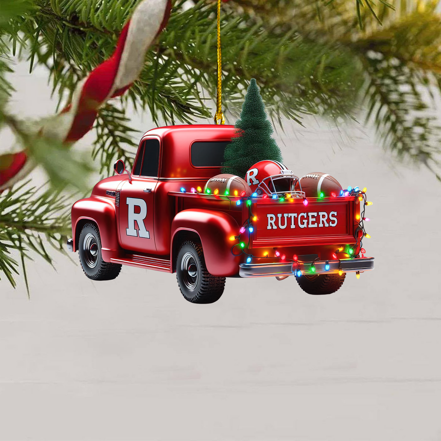 COMBO RSK CHRISTMAS TREE TOPPER WITH ORNAMENT DAT