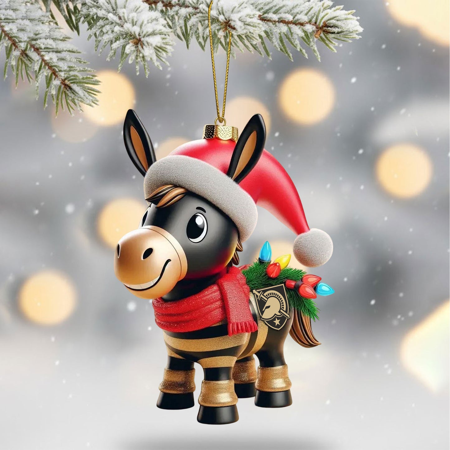 COMBO ABK CHRISTMAS TREE TOPPER WITH ORNAMENT DAT