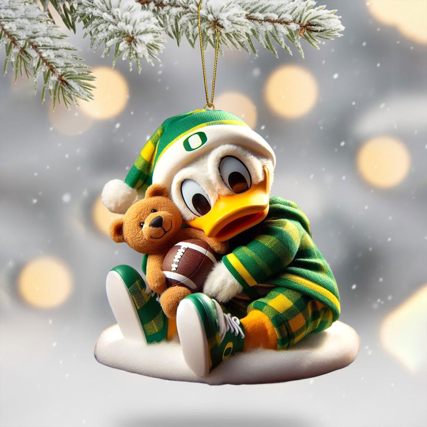 COMBO ORD CHRISTMAS TREE TOPPER WITH ORNAMENT DAT