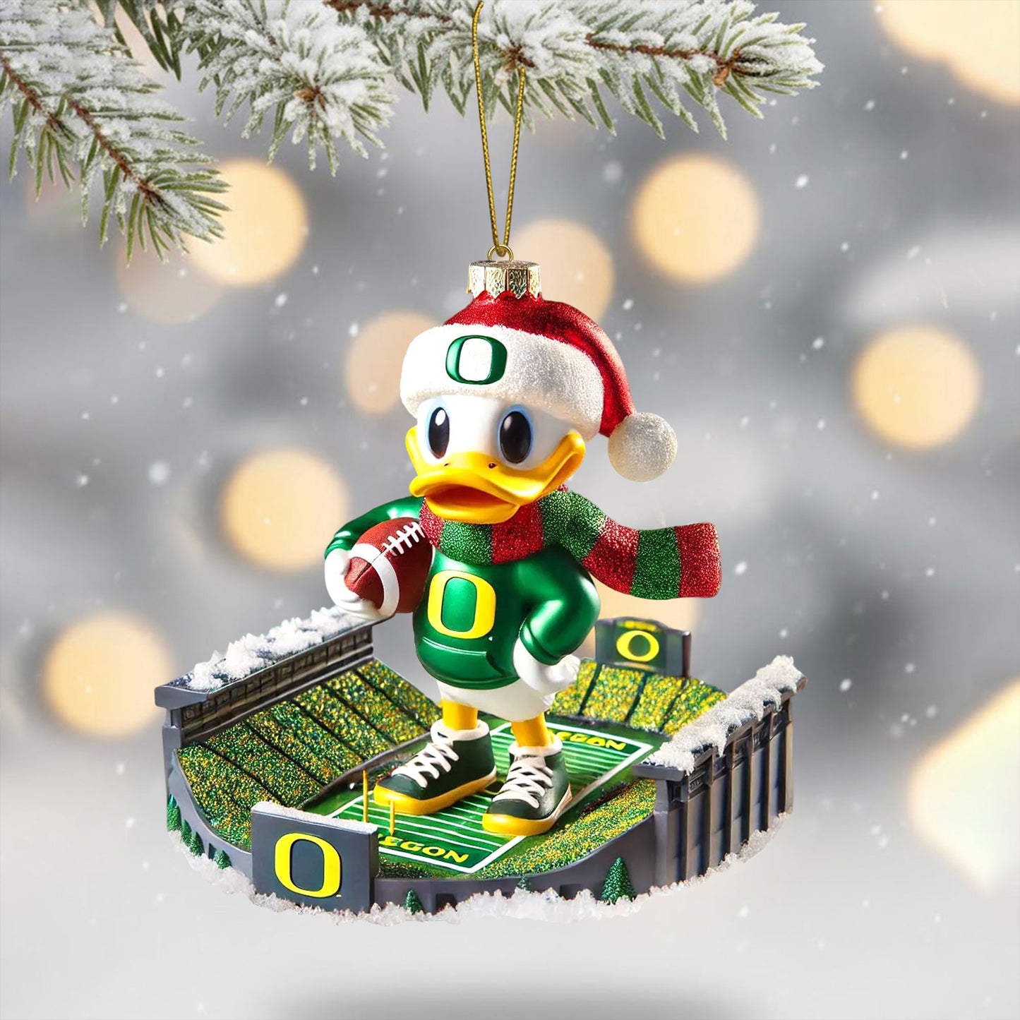 COMBO ORD CHRISTMAS TREE TOPPER WITH ORNAMENT DAT