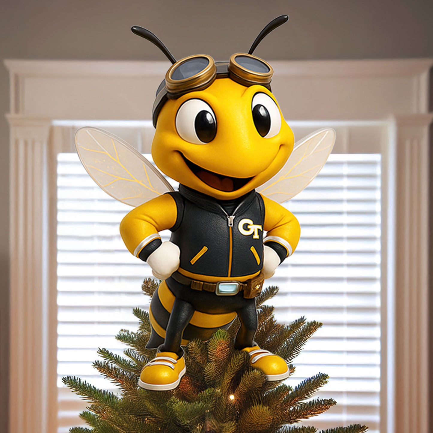 COMBO GTYJ CHRISTMAS TREE TOPPER WITH ORNAMENT DAT