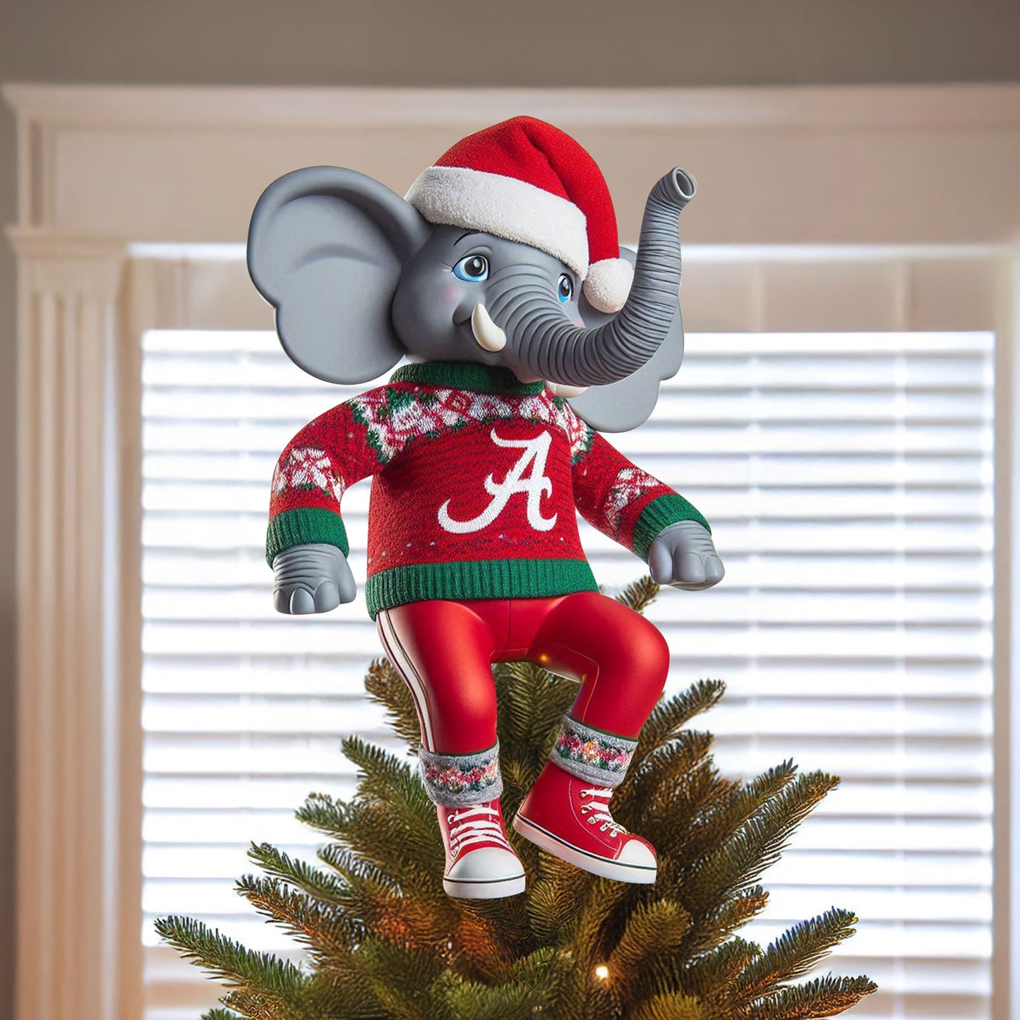 COMBO ACT CHRISTMAS TREE TOPPER WITH ORNAMENT DAT