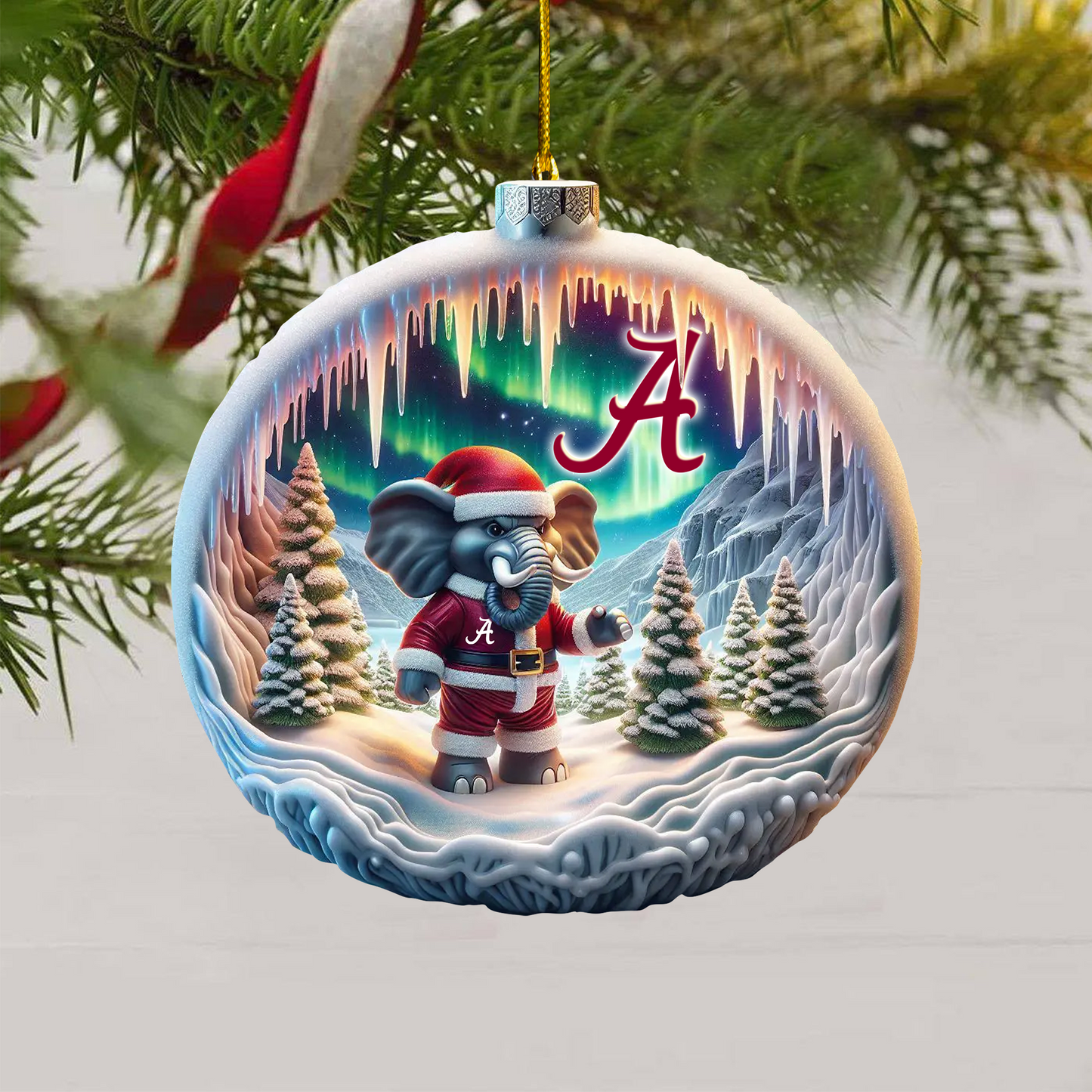 COMBO ACT CHRISTMAS TREE TOPPER WITH ORNAMENT DAT