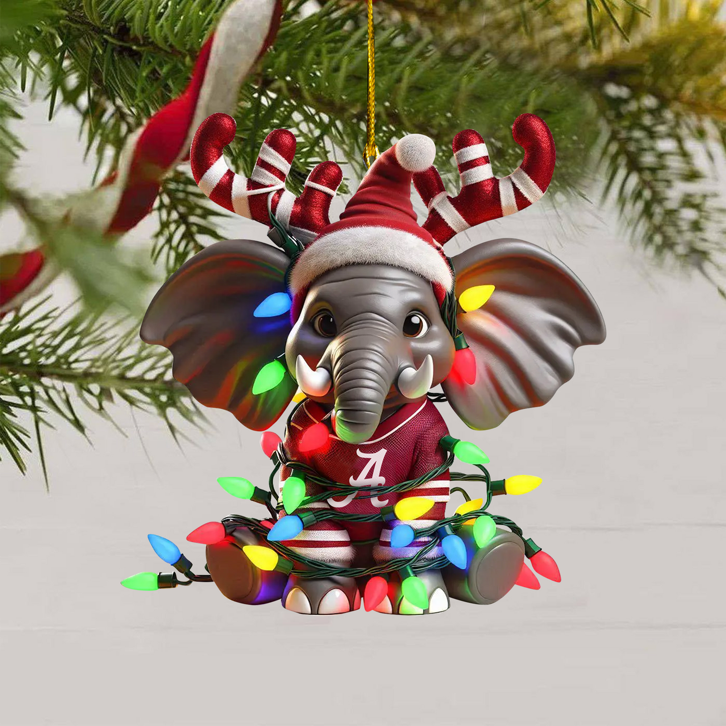 COMBO ACT CHRISTMAS TREE TOPPER WITH ORNAMENT DAT