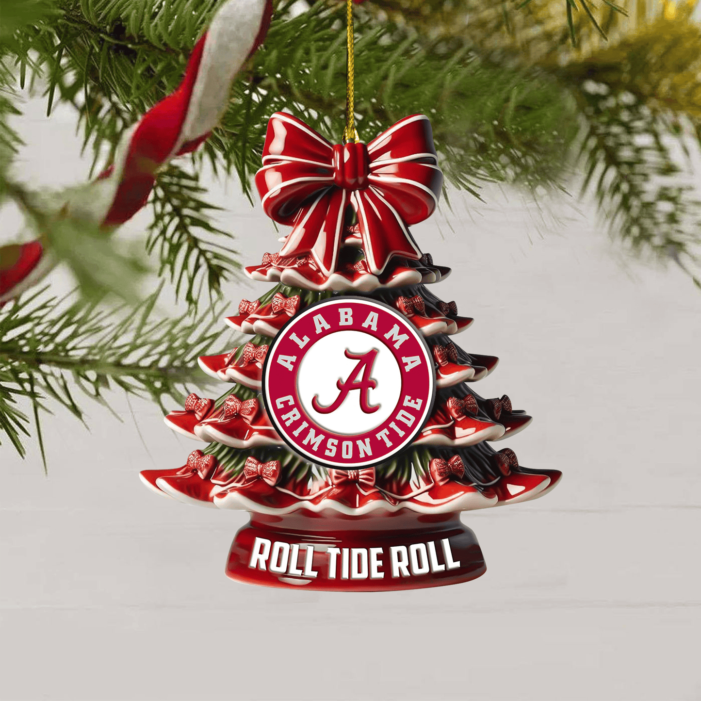 COMBO ACT CHRISTMAS TREE TOPPER WITH ORNAMENT DAT