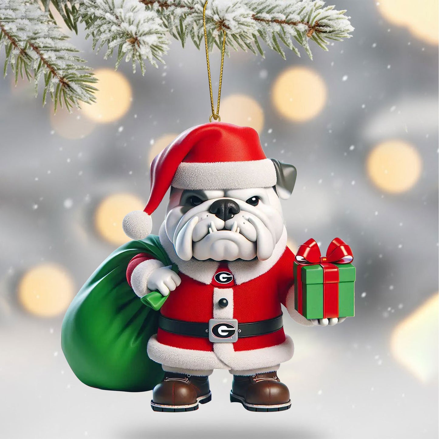 COMBO GGBD CHRISTMAS TREE TOPPER WITH ORNAMENT DAT