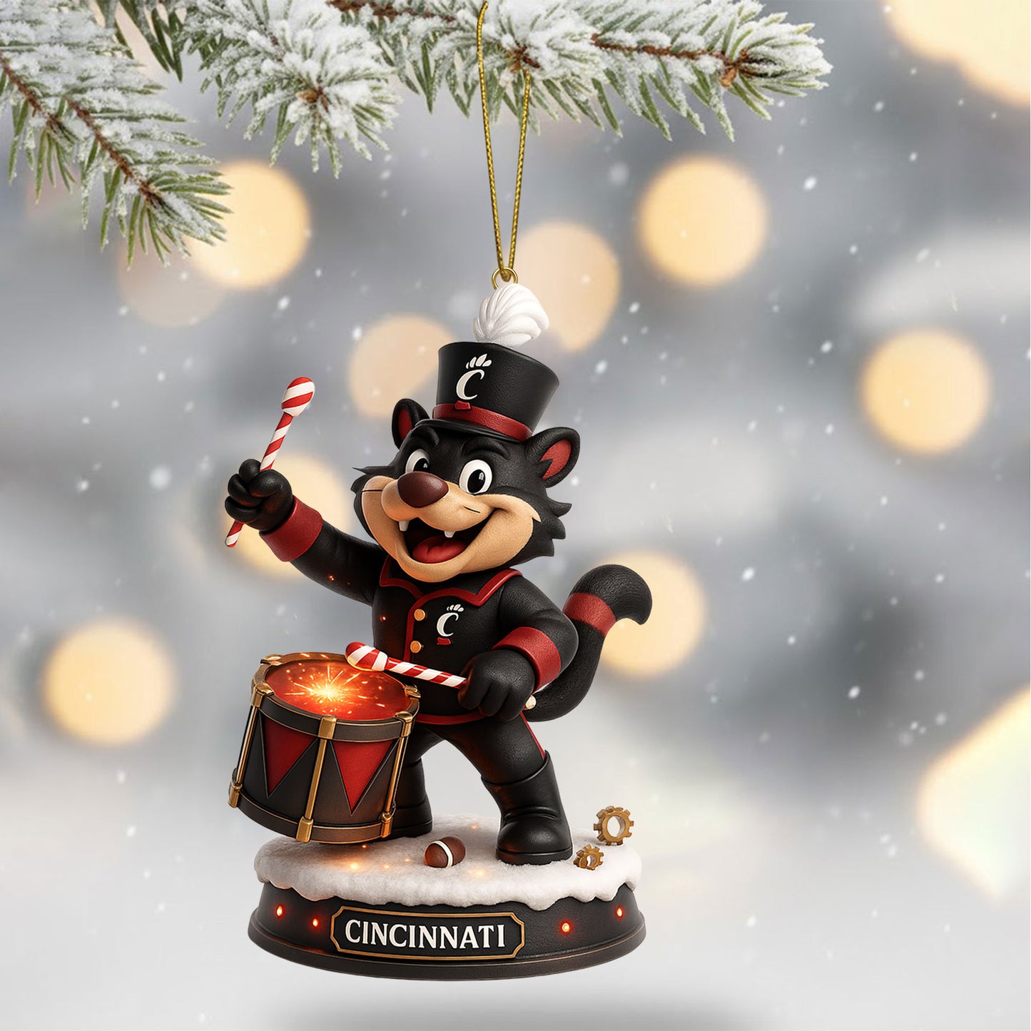 COMBO CCBC CHRISTMAS TREE TOPPER WITH ORNAMENT DAT