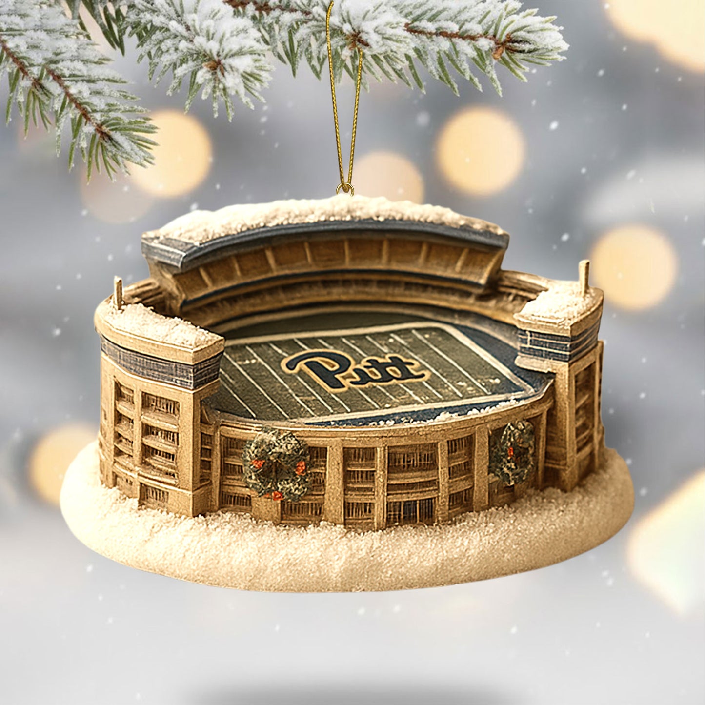 COMBO PITTS CHRISTMAS TREE TOPPER WITH ORNAMENT DAT