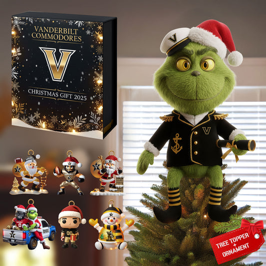 COMBO VDBC CHRISTMAS TREE TOPPER WITH ORNAMENT DAT