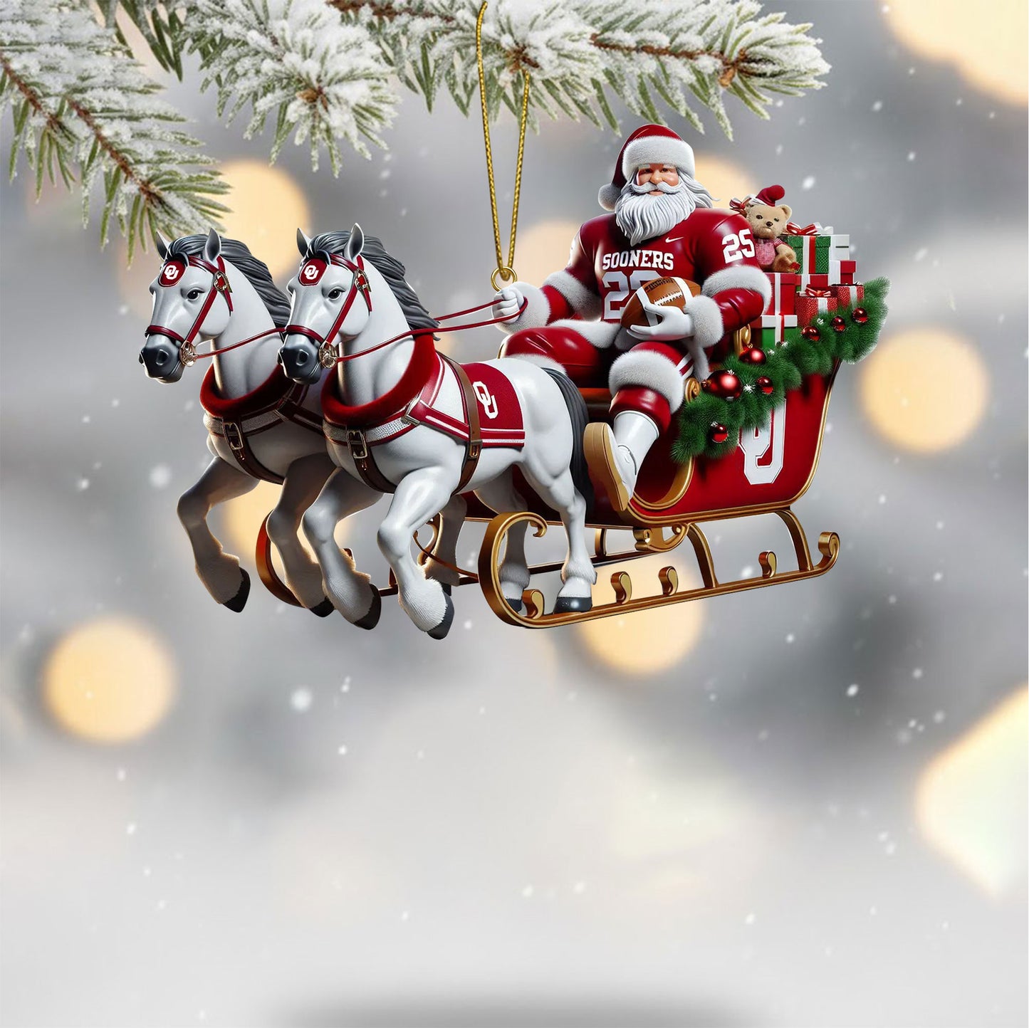 COMBO OSN CHRISTMAS TREE TOPPER WITH ORNAMENT DAT