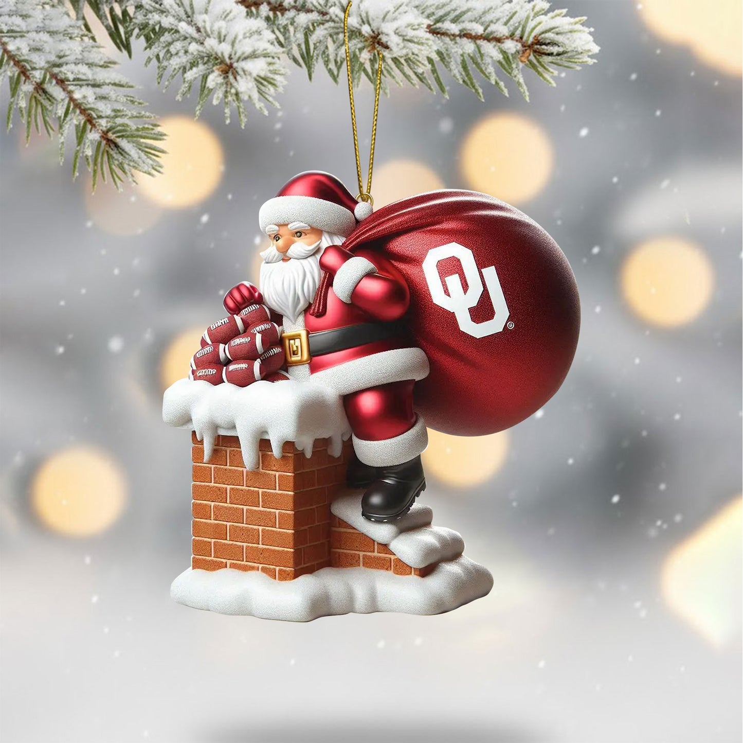 COMBO OSN CHRISTMAS TREE TOPPER WITH ORNAMENT DAT