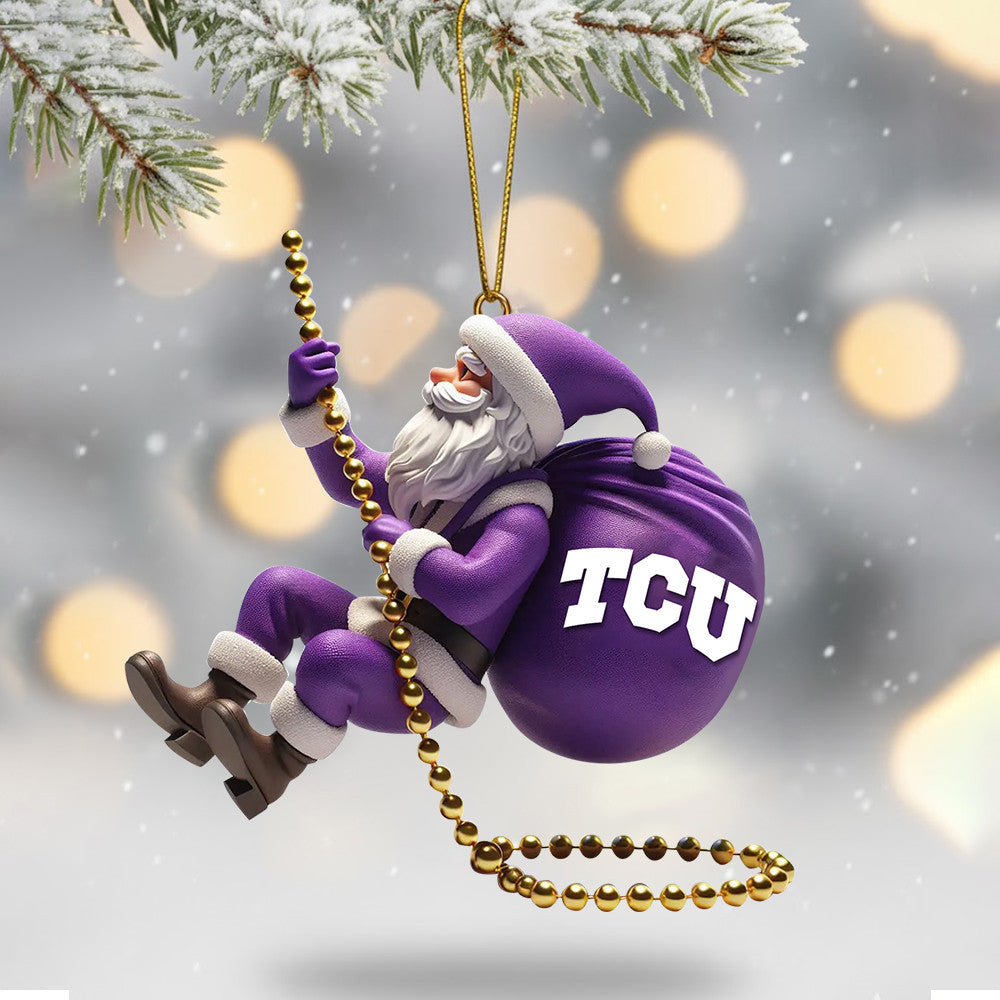 COMBO TCU CHRISTMAS TREE TOPPER WITH ORNAMENT DAT