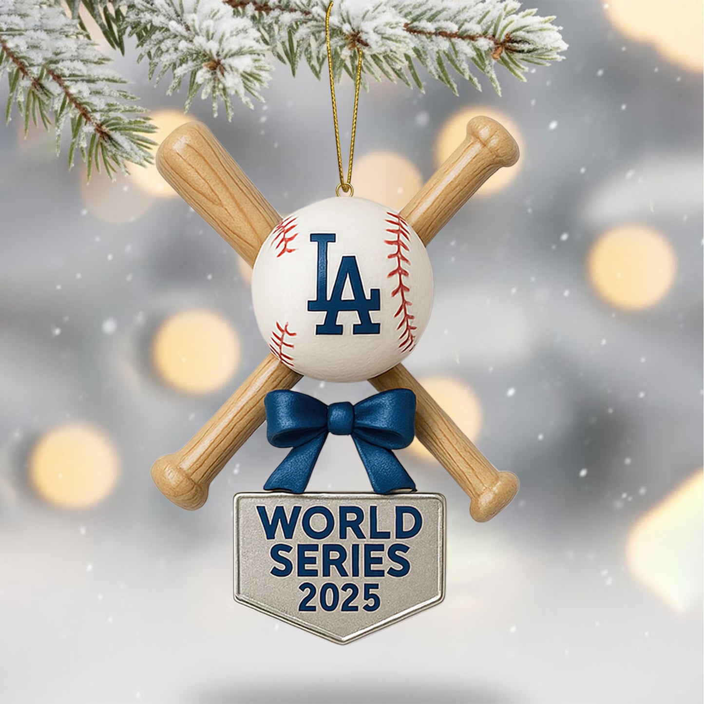 COMBO LAD CHRISTMAS TREE TOPPER WITH ORNAMENT DAT