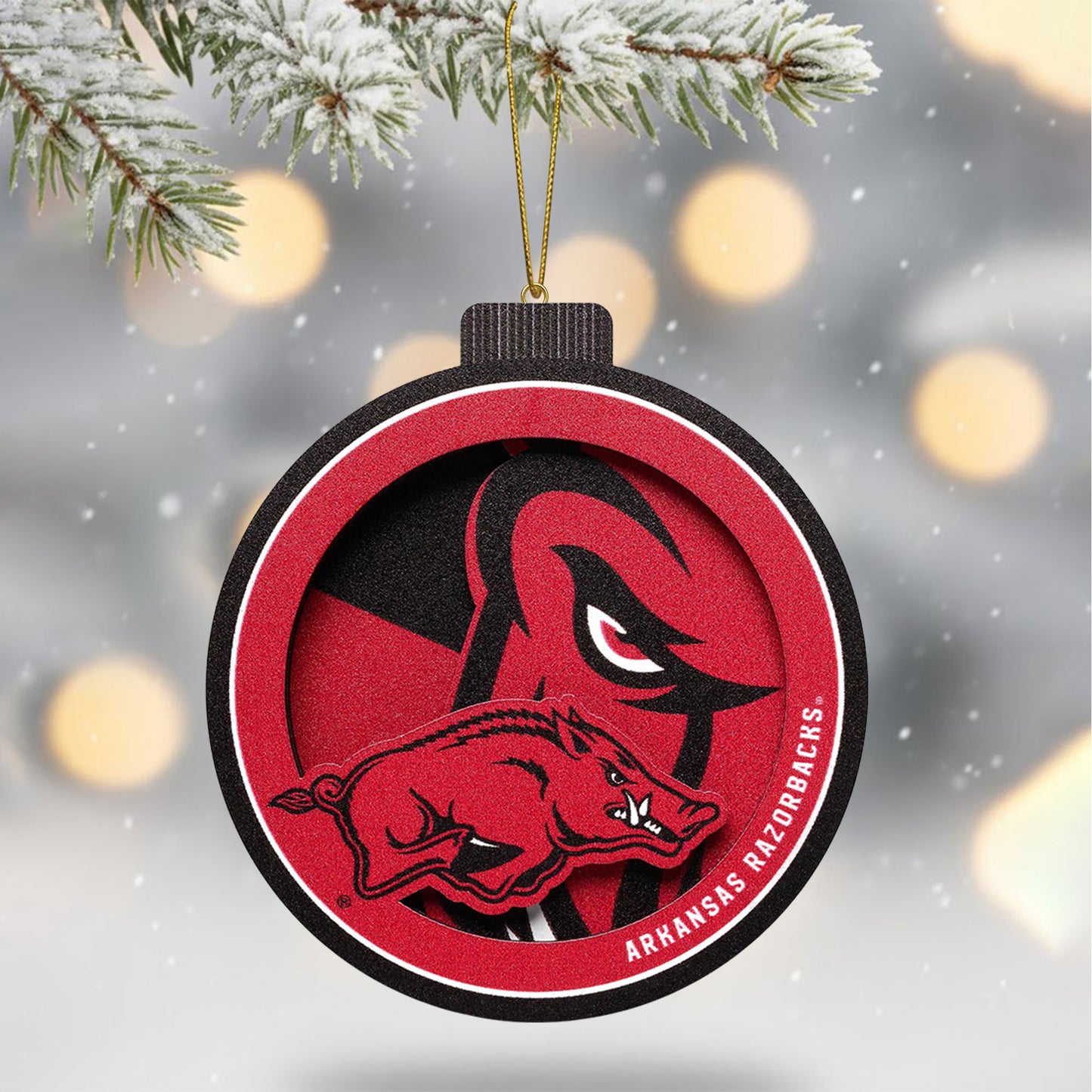 COMBO AKR CHRISTMAS TREE TOPPER WITH ORNAMENT DAT