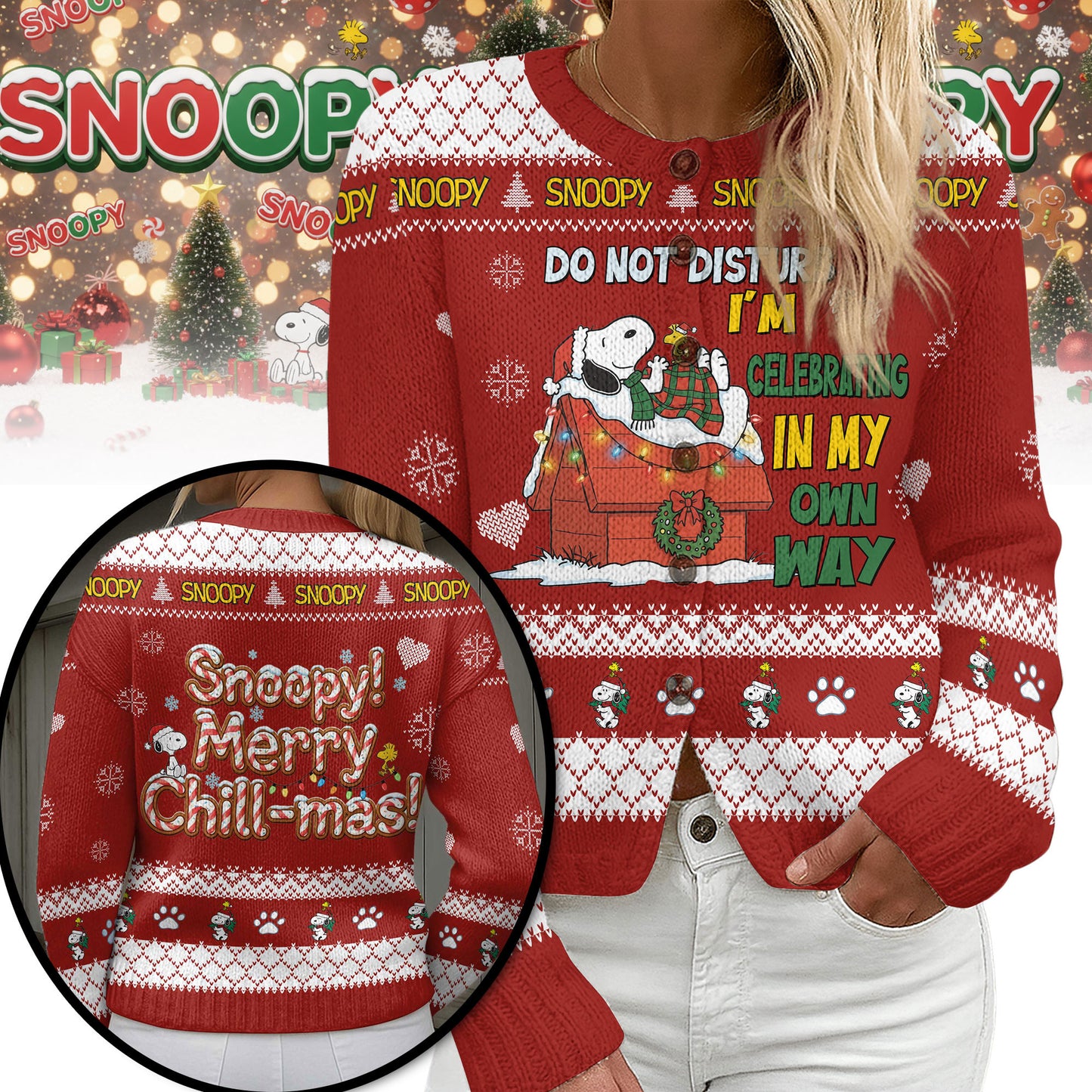 SNPY CARDIGAN SWEATSHIRT WITH BUTTON HTTT