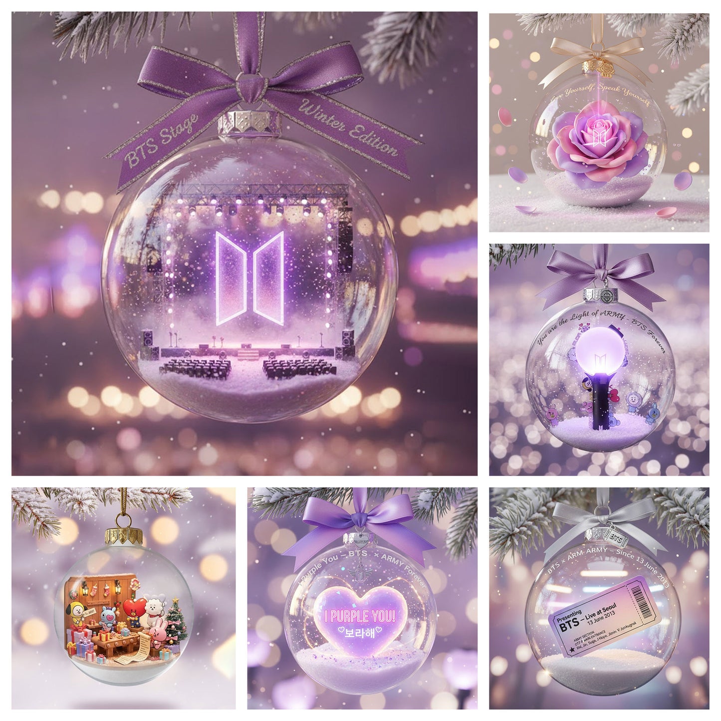 BTS Christmas Ornament TNSM
