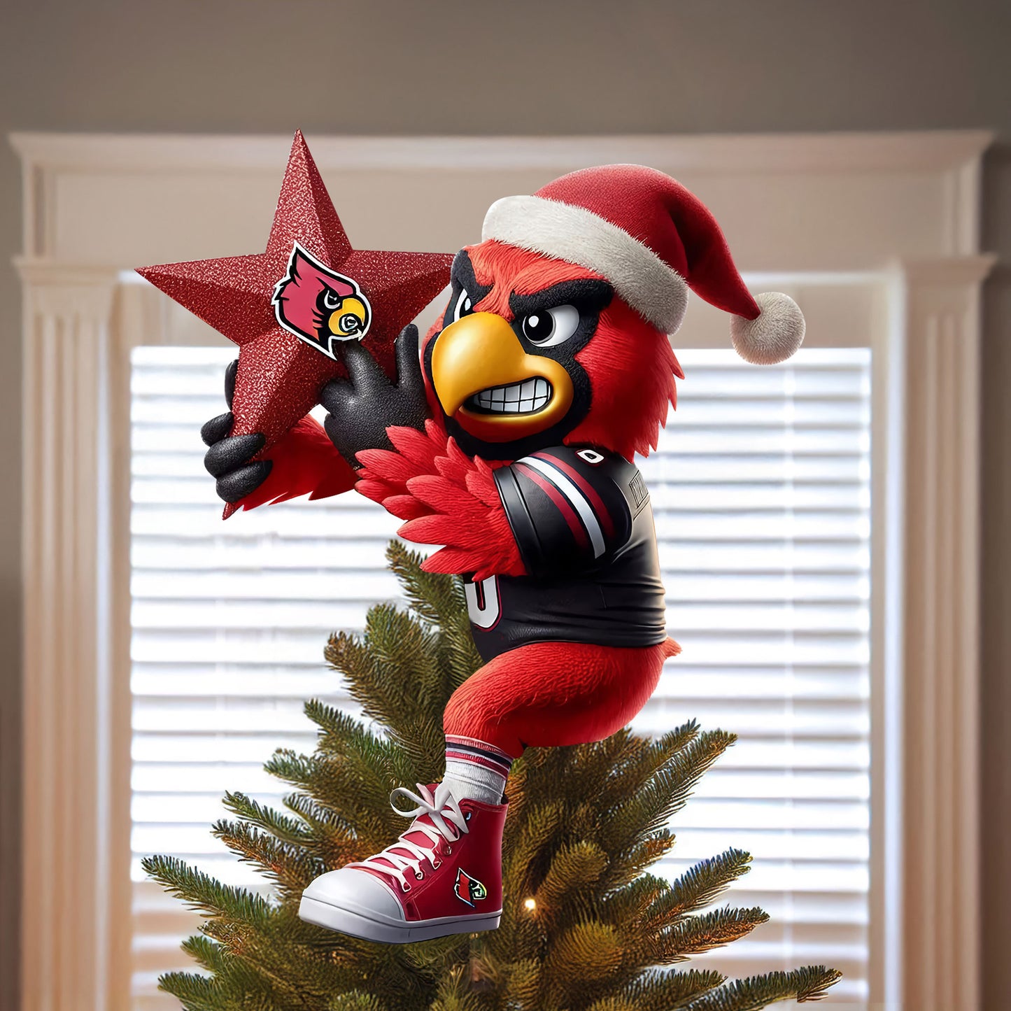 COMBO LVC CHRISTMAS TREE TOPPER WITH ORNAMENT DAT