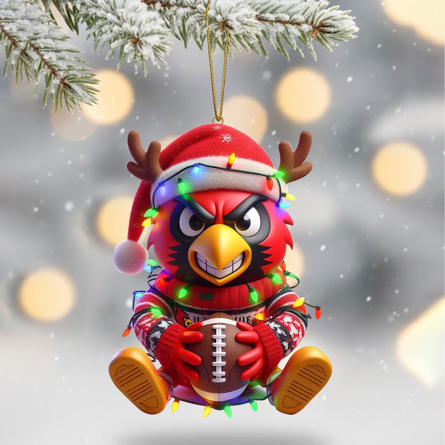 COMBO LVC CHRISTMAS TREE TOPPER WITH ORNAMENT DAT