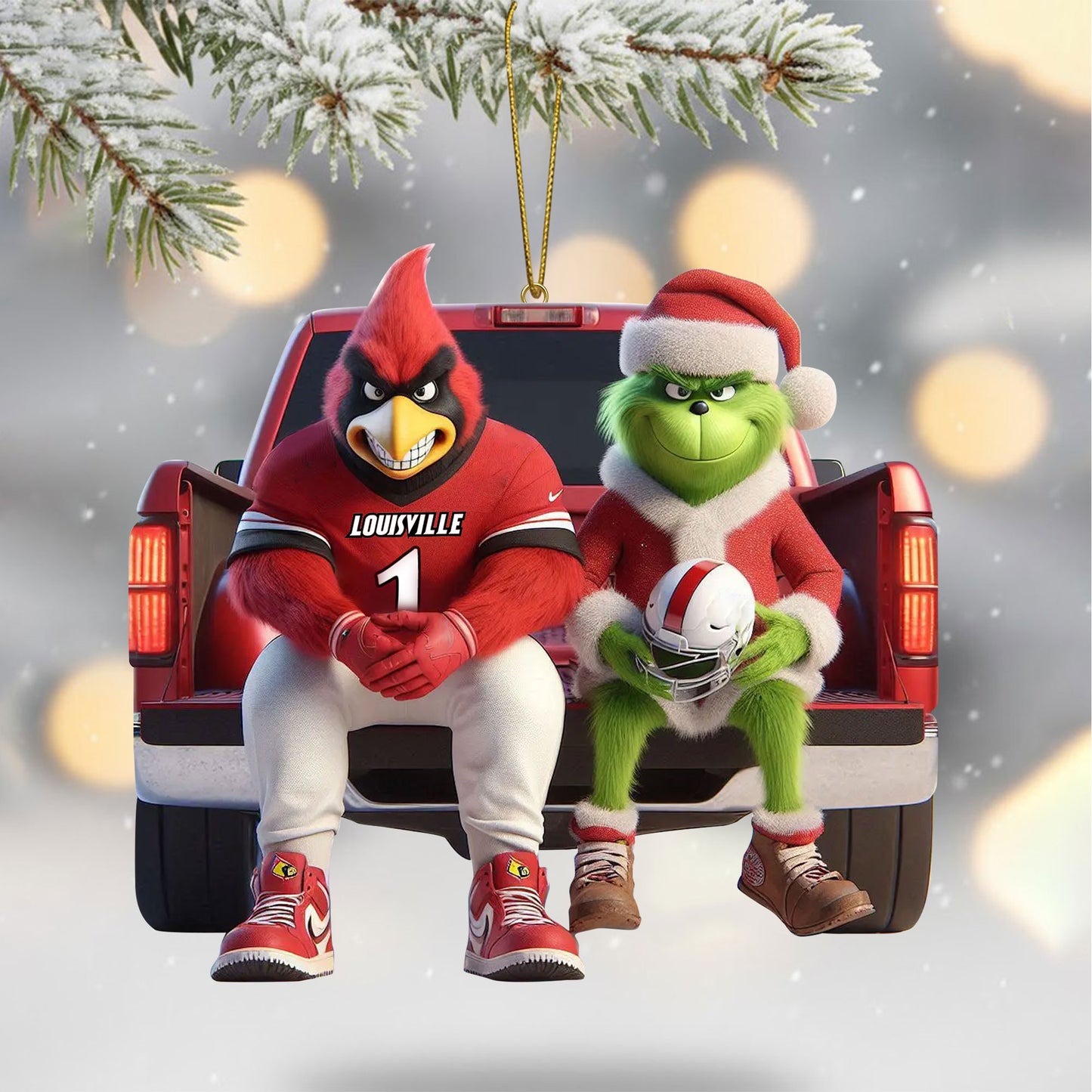 COMBO LVC CHRISTMAS TREE TOPPER WITH ORNAMENT DAT