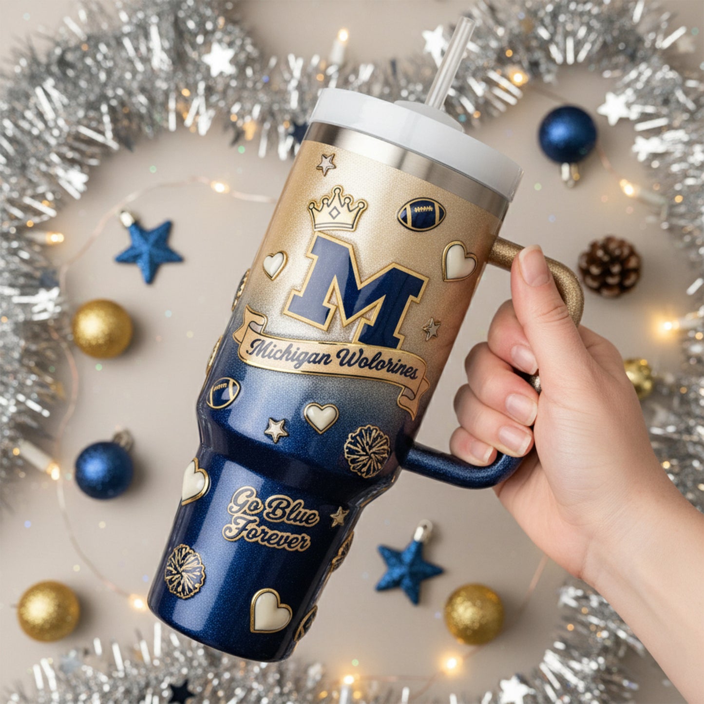 MWR 40oz Tumbler With Handle LNTH