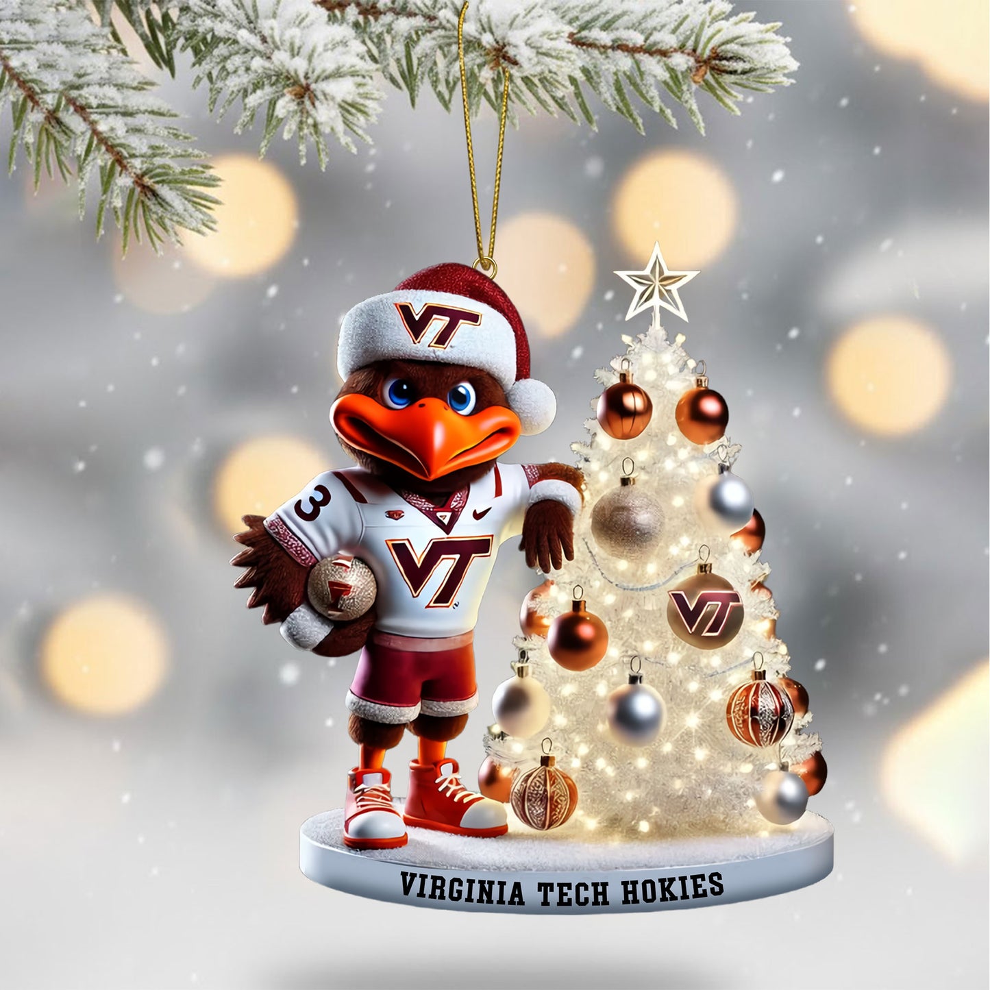 COMBO VTH CHRISTMAS TREE TOPPER WITH ORNAMENT DAT