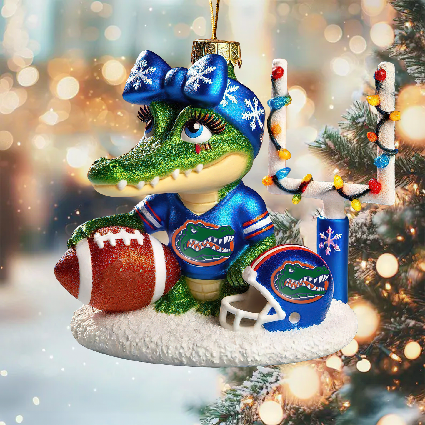 COMBO FGT CHRISTMAS TREE TOPPER WITH ORNAMENT DAT