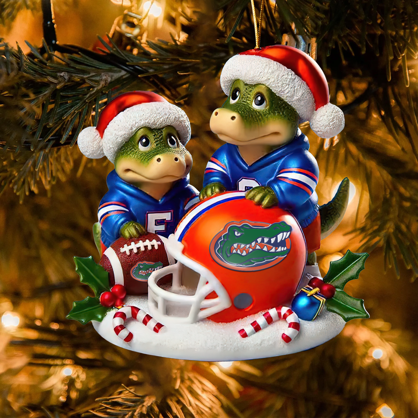 COMBO FGT CHRISTMAS TREE TOPPER WITH ORNAMENT DAT