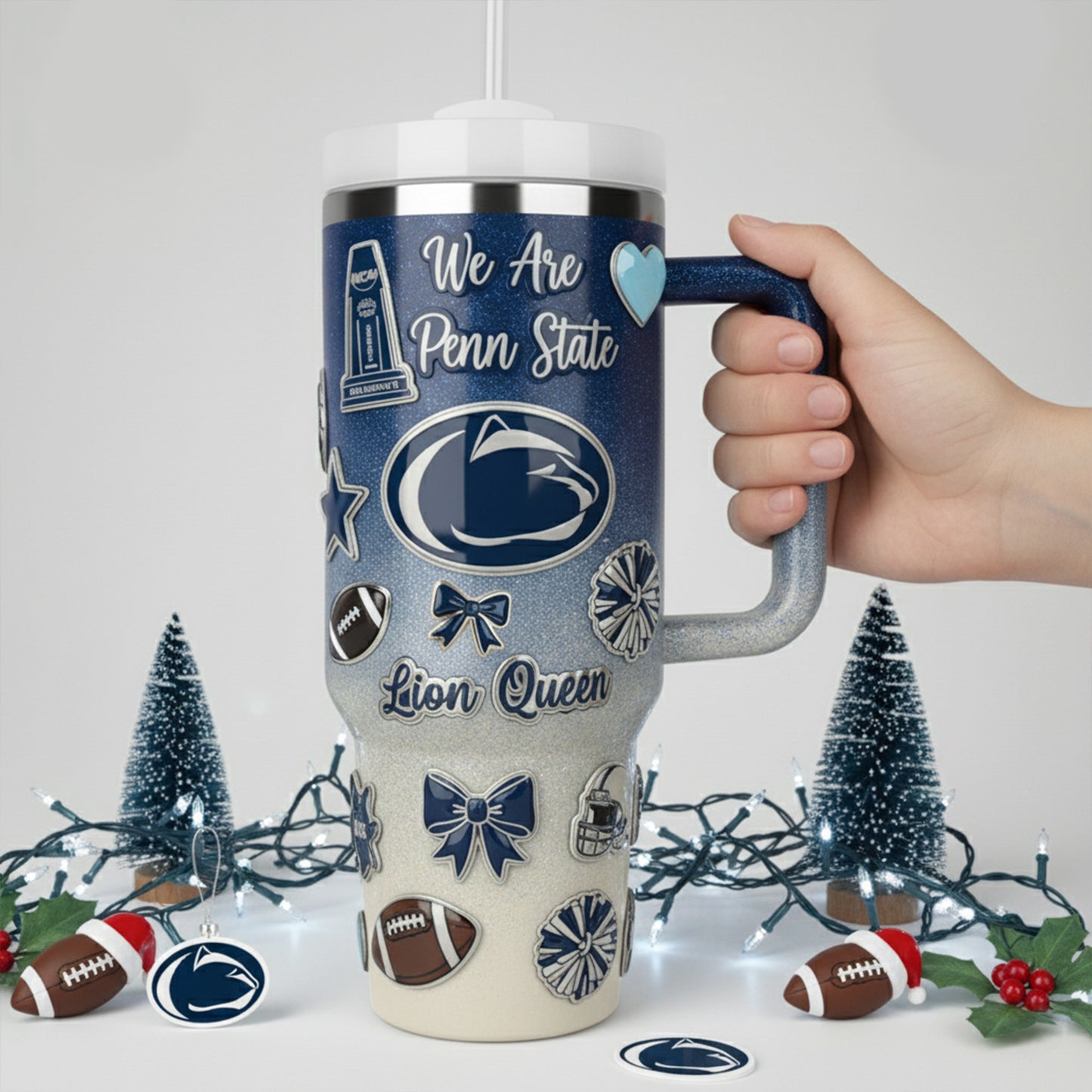 PSNL 40oz Tumbler With Handle LNTH