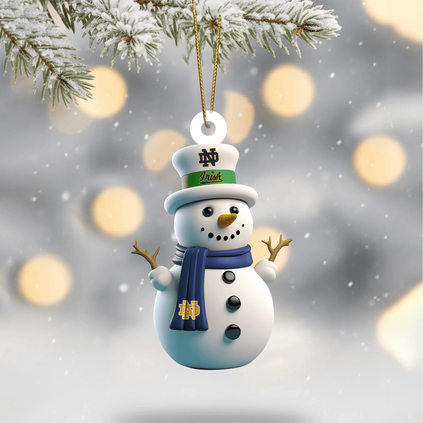 COMBO NDFI CHRISTMAS TREE TOPPER WITH ORNAMENT DAT