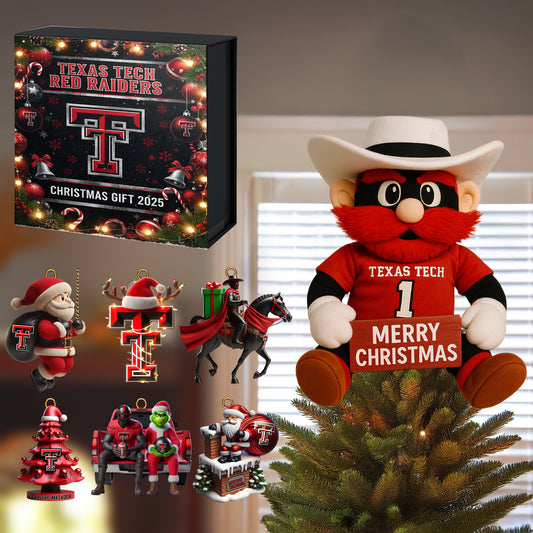 COMBO TTRR CHRISTMAS TREE TOPPER WITH ORNAMENT DAT