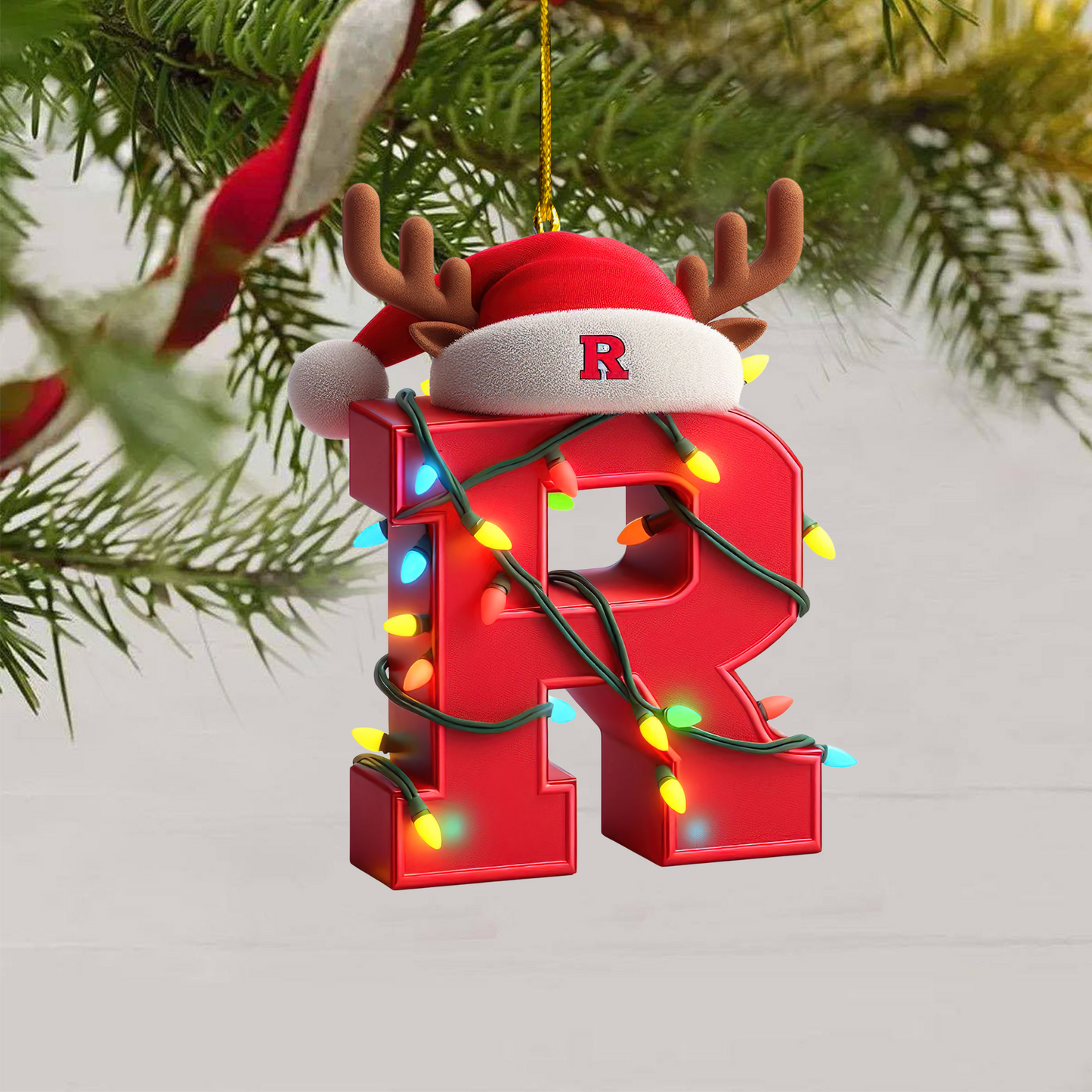 COMBO RSK CHRISTMAS TREE TOPPER WITH ORNAMENT DAT