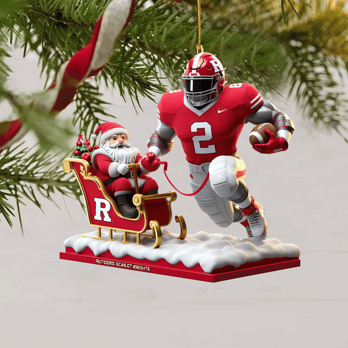 COMBO RSK CHRISTMAS TREE TOPPER WITH ORNAMENT DAT