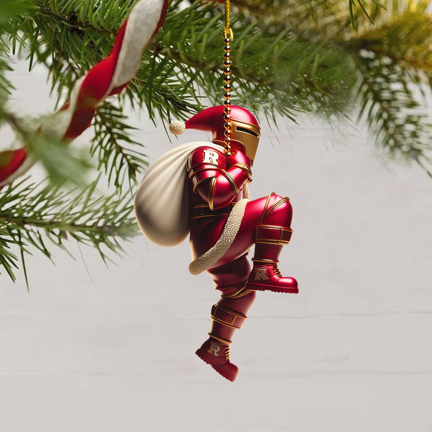 COMBO RSK CHRISTMAS TREE TOPPER WITH ORNAMENT DAT