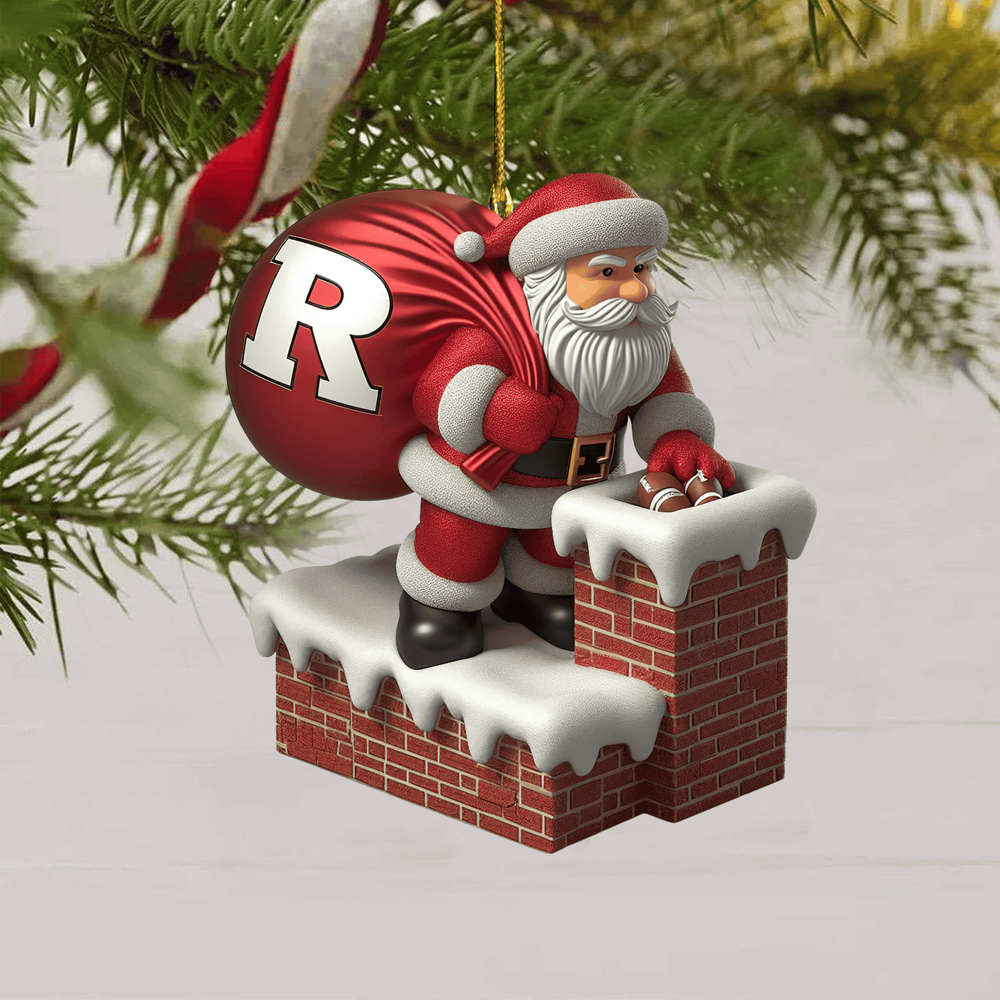 COMBO RSK CHRISTMAS TREE TOPPER WITH ORNAMENT DAT