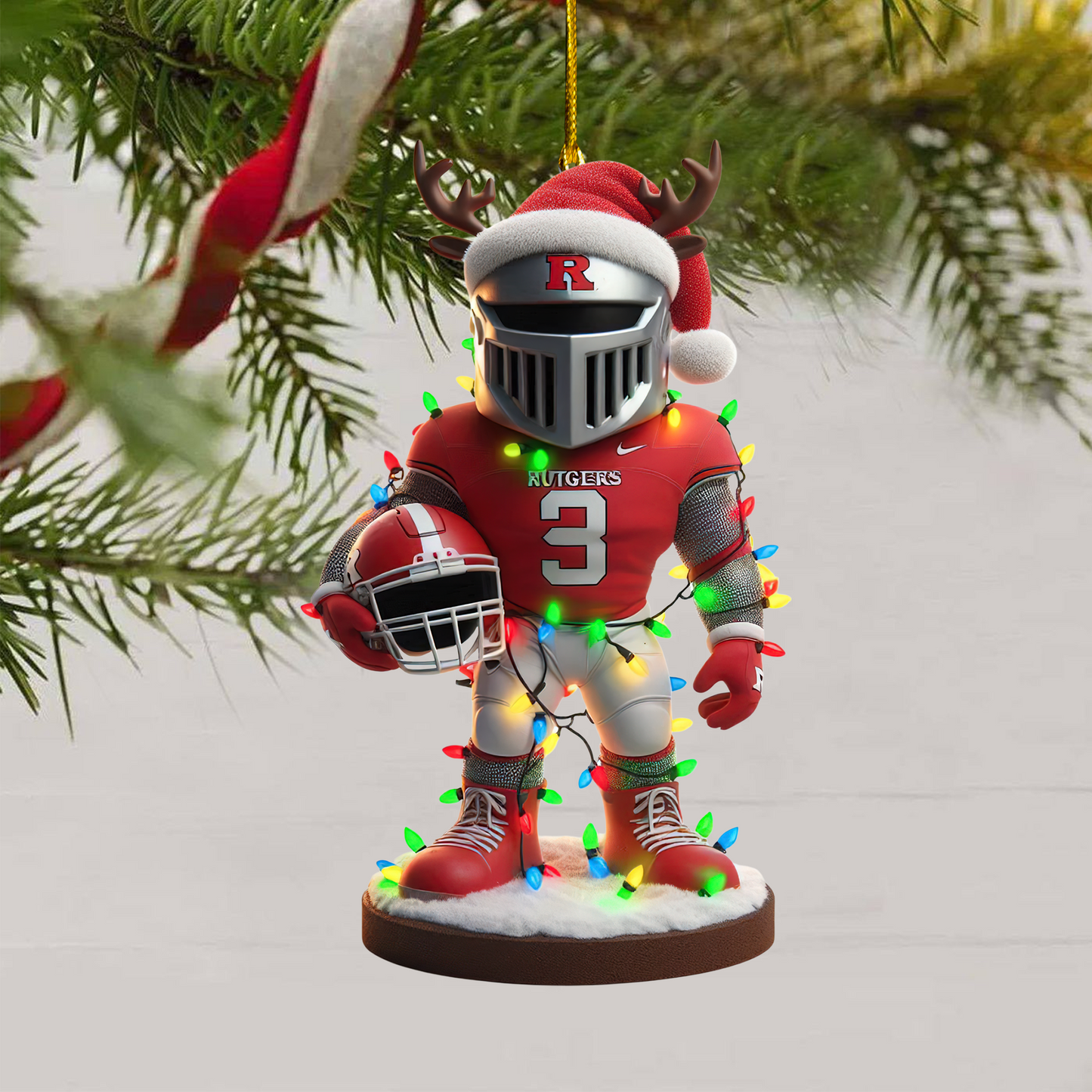 COMBO RSK CHRISTMAS TREE TOPPER WITH ORNAMENT DAT