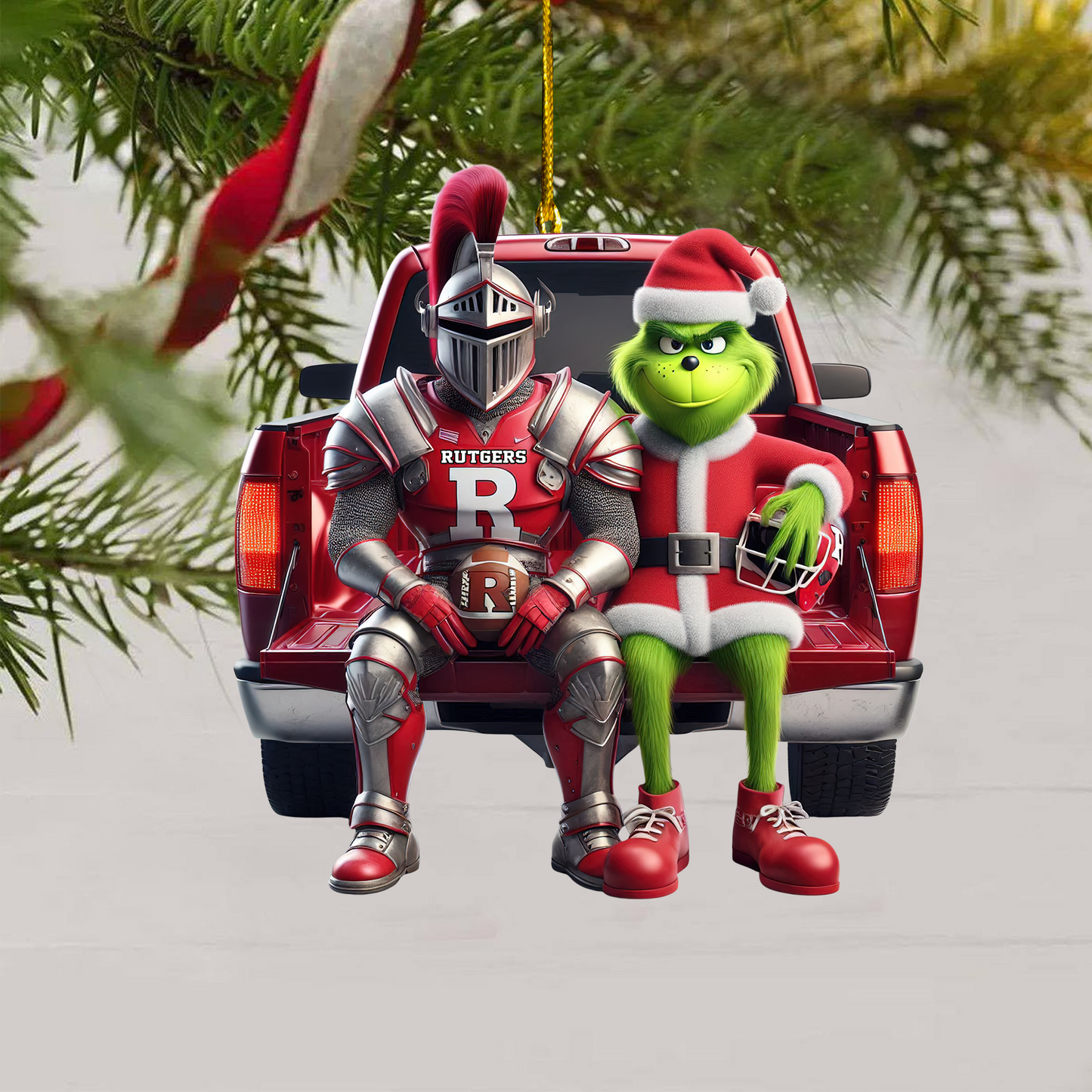 COMBO RSK CHRISTMAS TREE TOPPER WITH ORNAMENT DAT