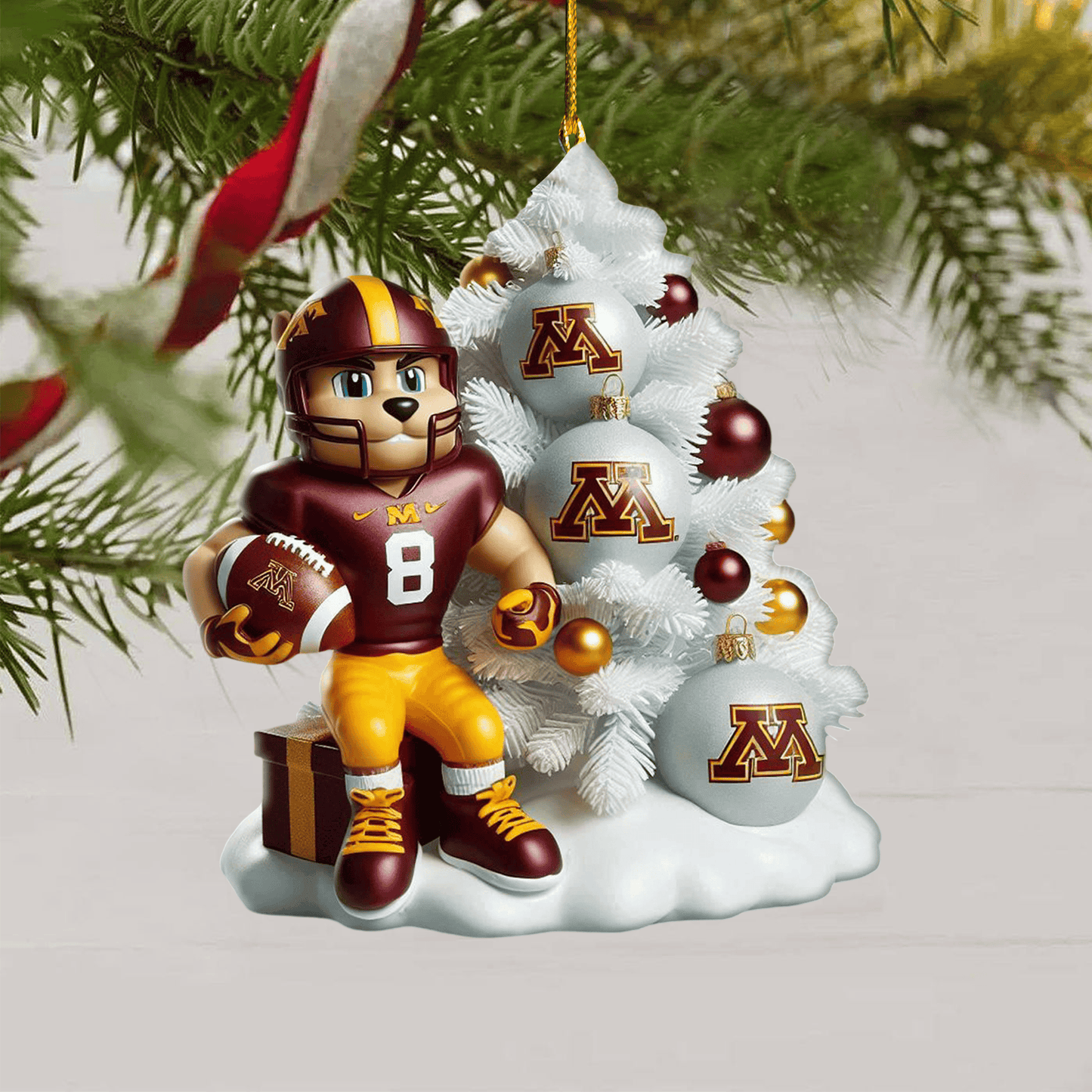 COMBO MGG CHRISTMAS TREE TOPPER WITH ORNAMENT DAT