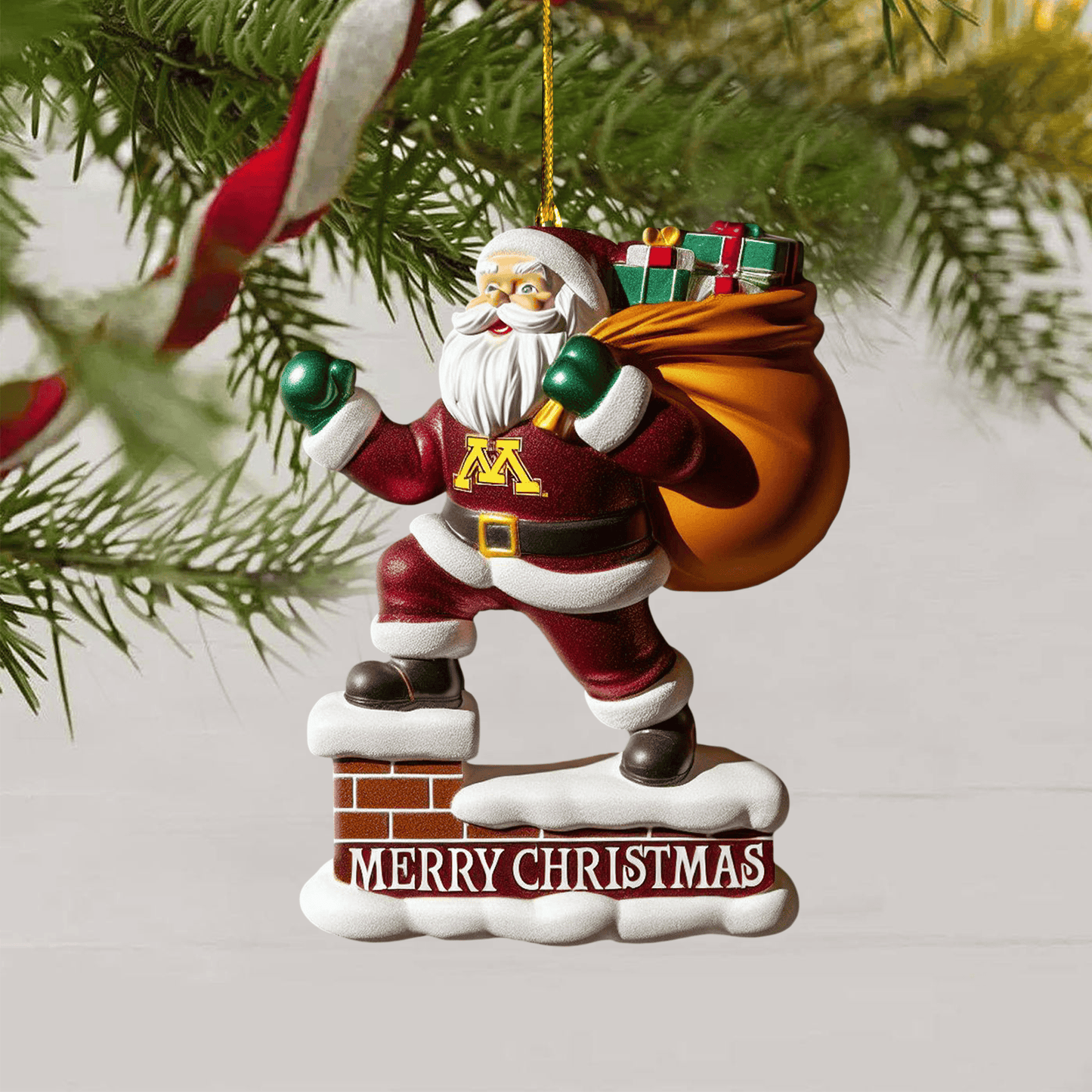 COMBO MGG CHRISTMAS TREE TOPPER WITH ORNAMENT DAT