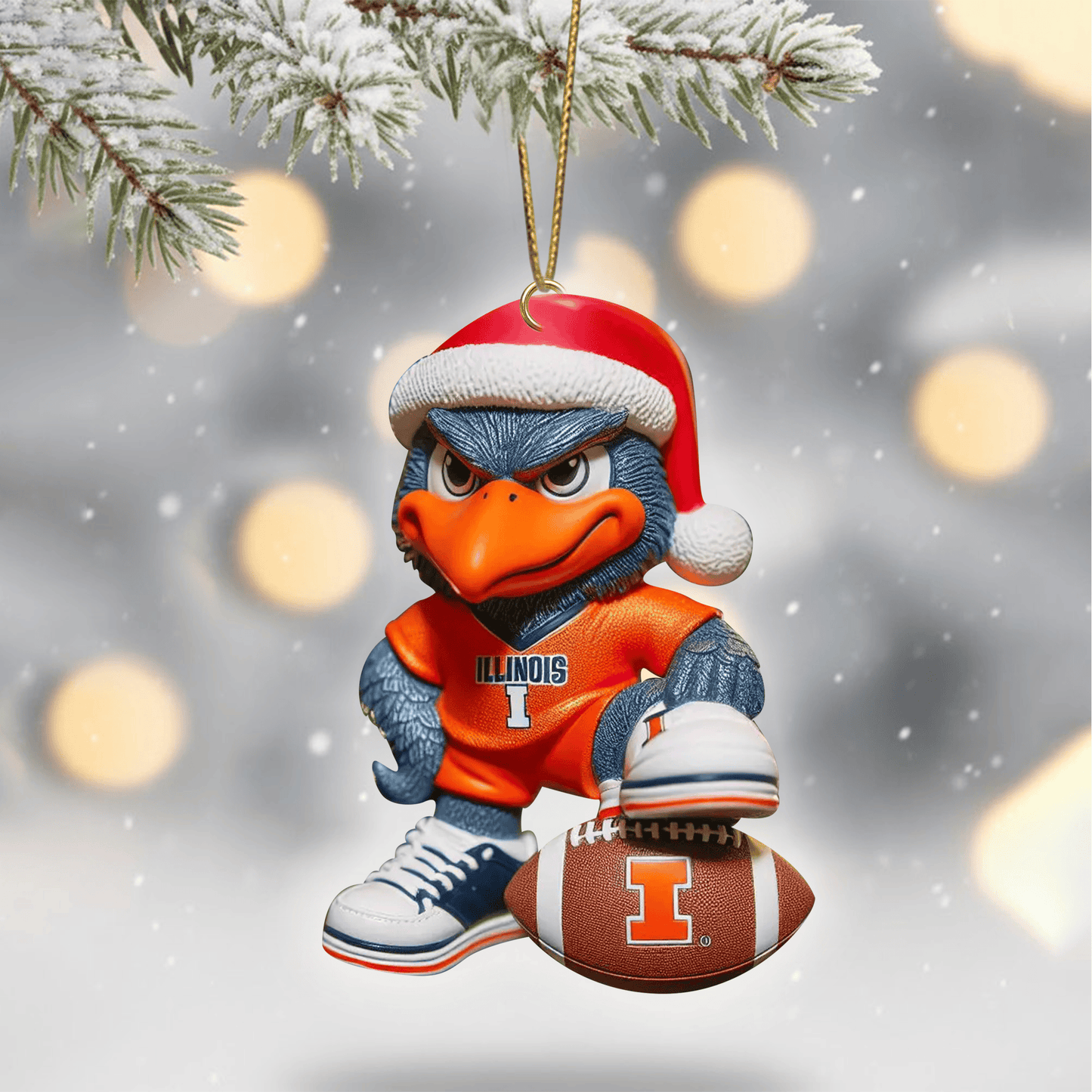 COMBO IFI CHRISTMAS TREE TOPPER WITH ORNAMENT DAT