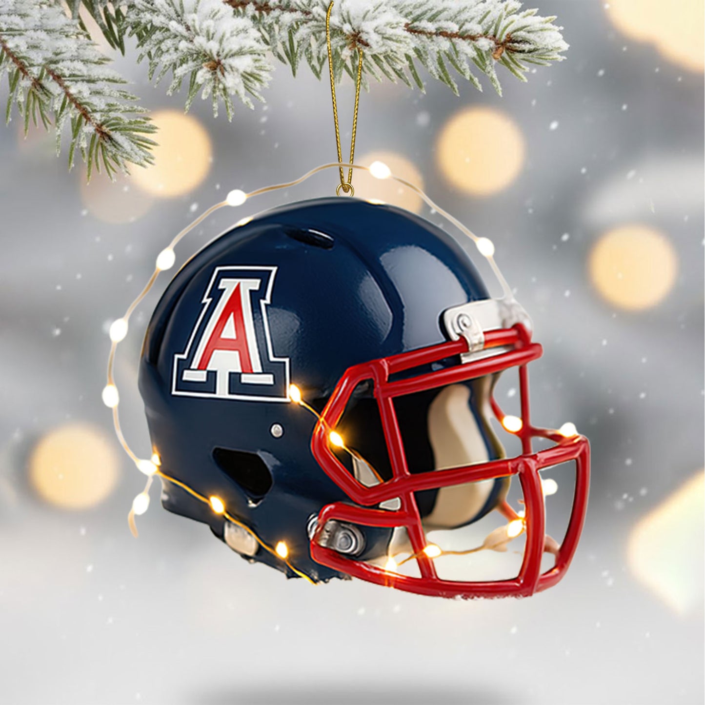 COMBO AWC CHRISTMAS TREE TOPPER WITH ORNAMENT DAT