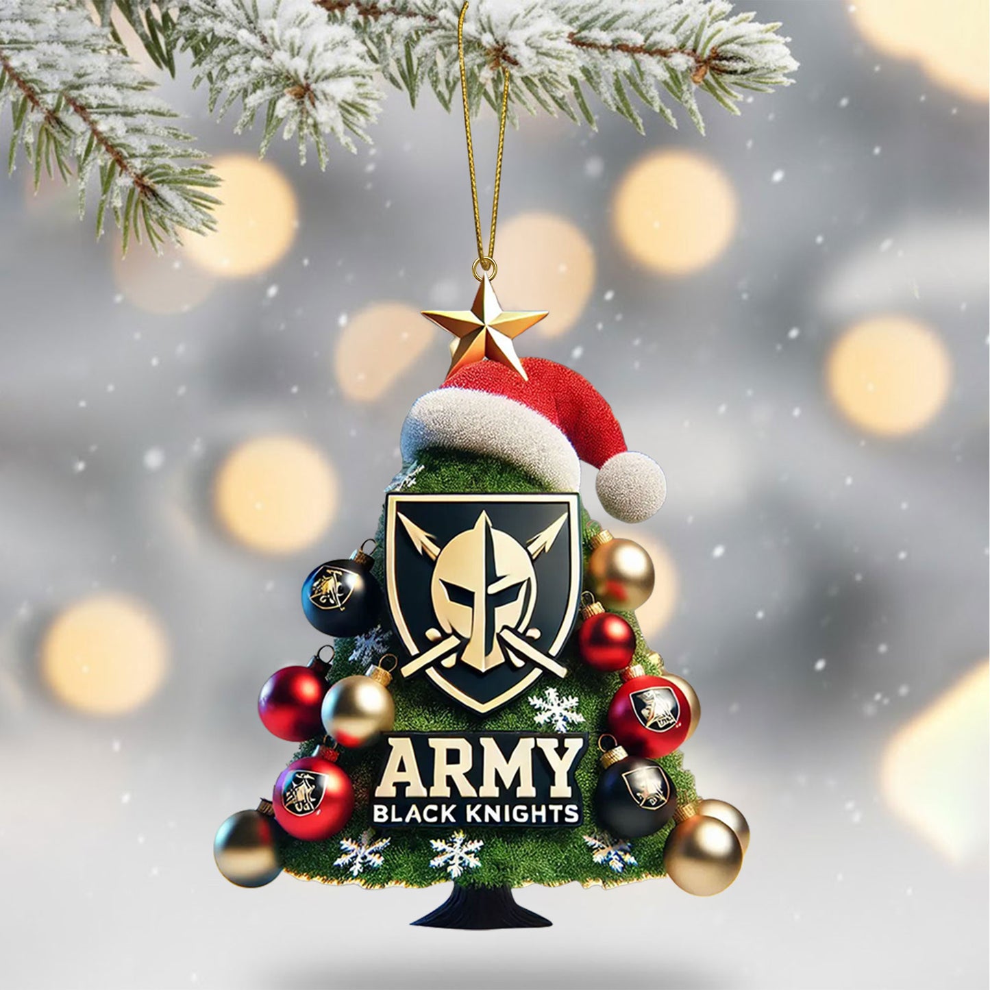 COMBO ABK CHRISTMAS TREE TOPPER WITH ORNAMENT DAT