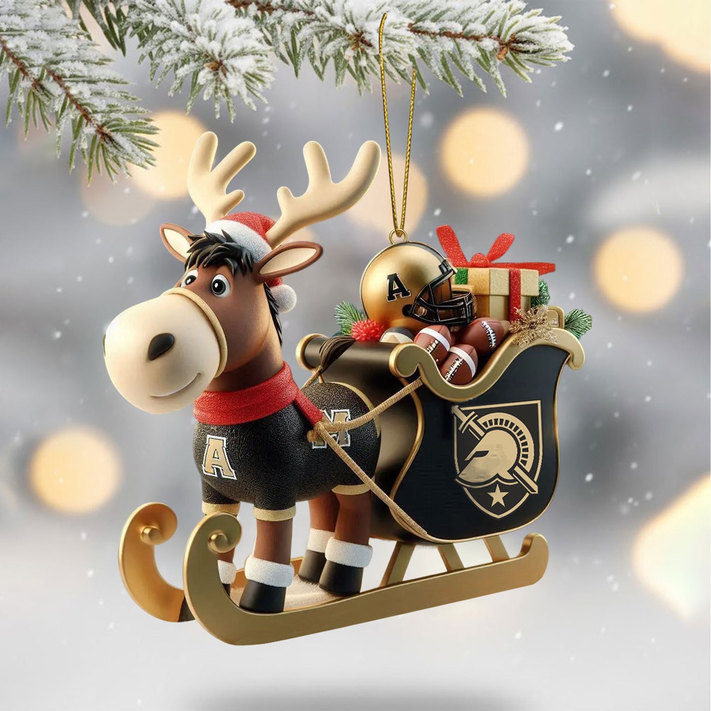 COMBO ABK CHRISTMAS TREE TOPPER WITH ORNAMENT DAT