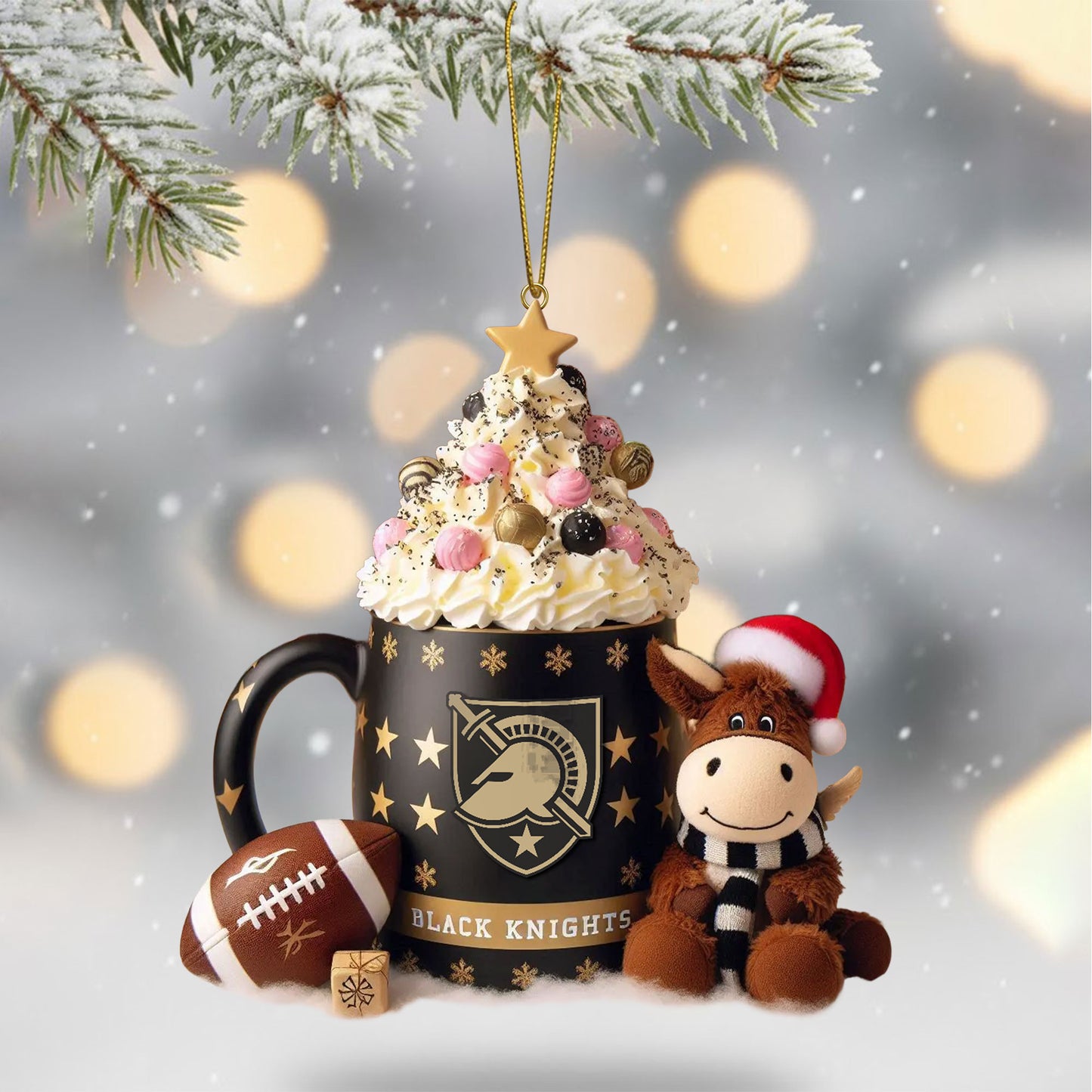 COMBO ABK CHRISTMAS TREE TOPPER WITH ORNAMENT DAT