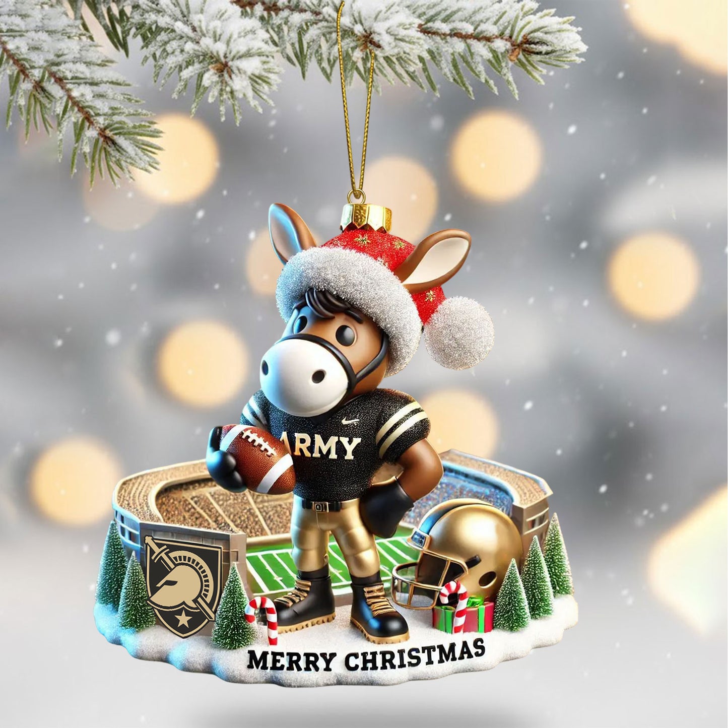 COMBO ABK CHRISTMAS TREE TOPPER WITH ORNAMENT DAT