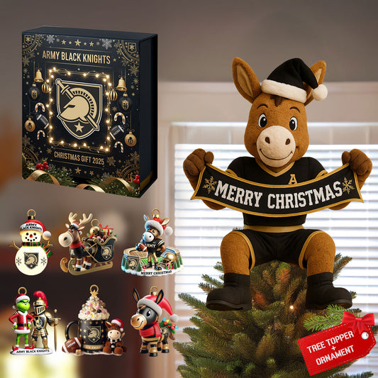 COMBO ABK CHRISTMAS TREE TOPPER WITH ORNAMENT DAT