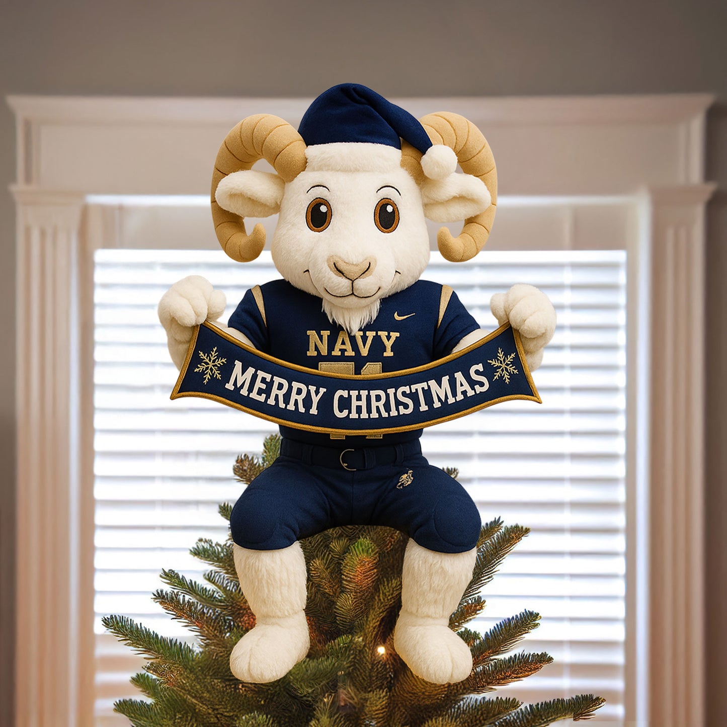 COMBO NMSM CHRISTMAS TREE TOPPER WITH ORNAMENT DAT