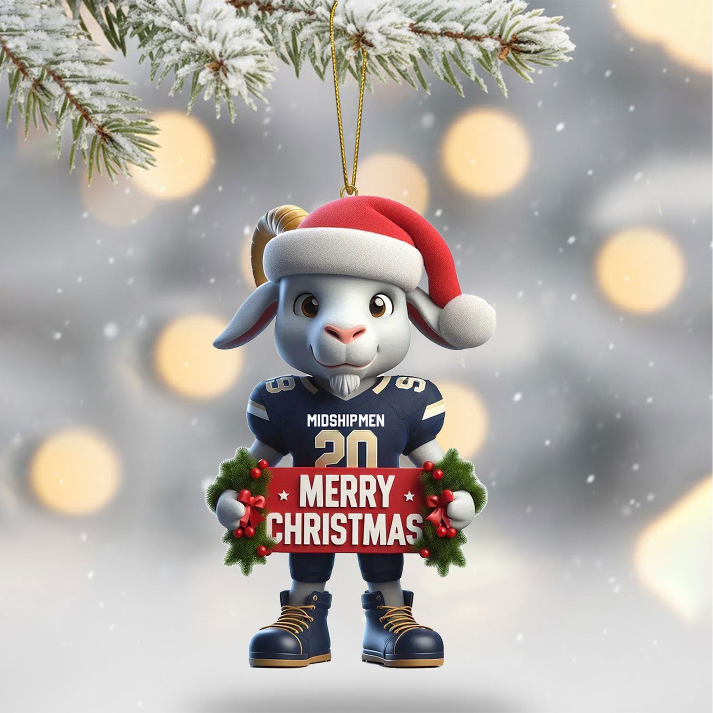 COMBO NMSM CHRISTMAS TREE TOPPER WITH ORNAMENT DAT