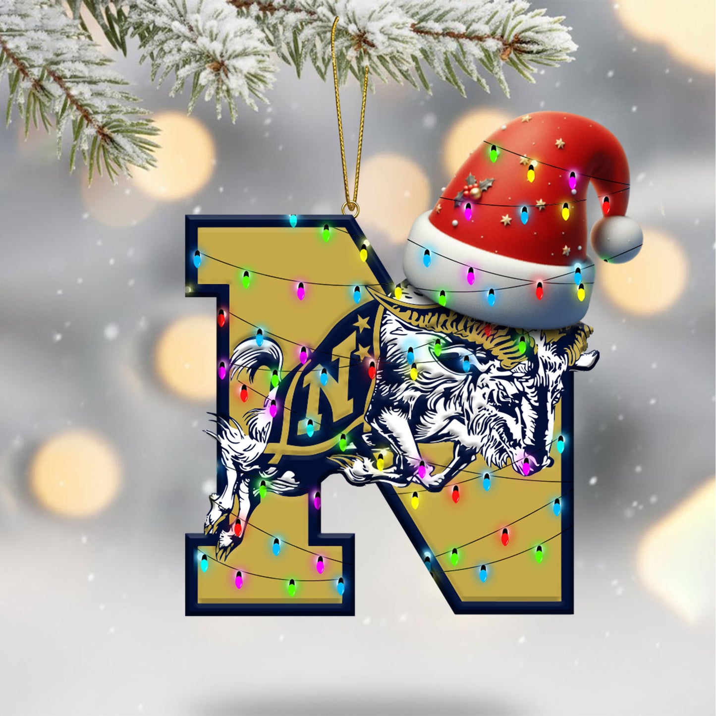 COMBO NMSM CHRISTMAS TREE TOPPER WITH ORNAMENT DAT