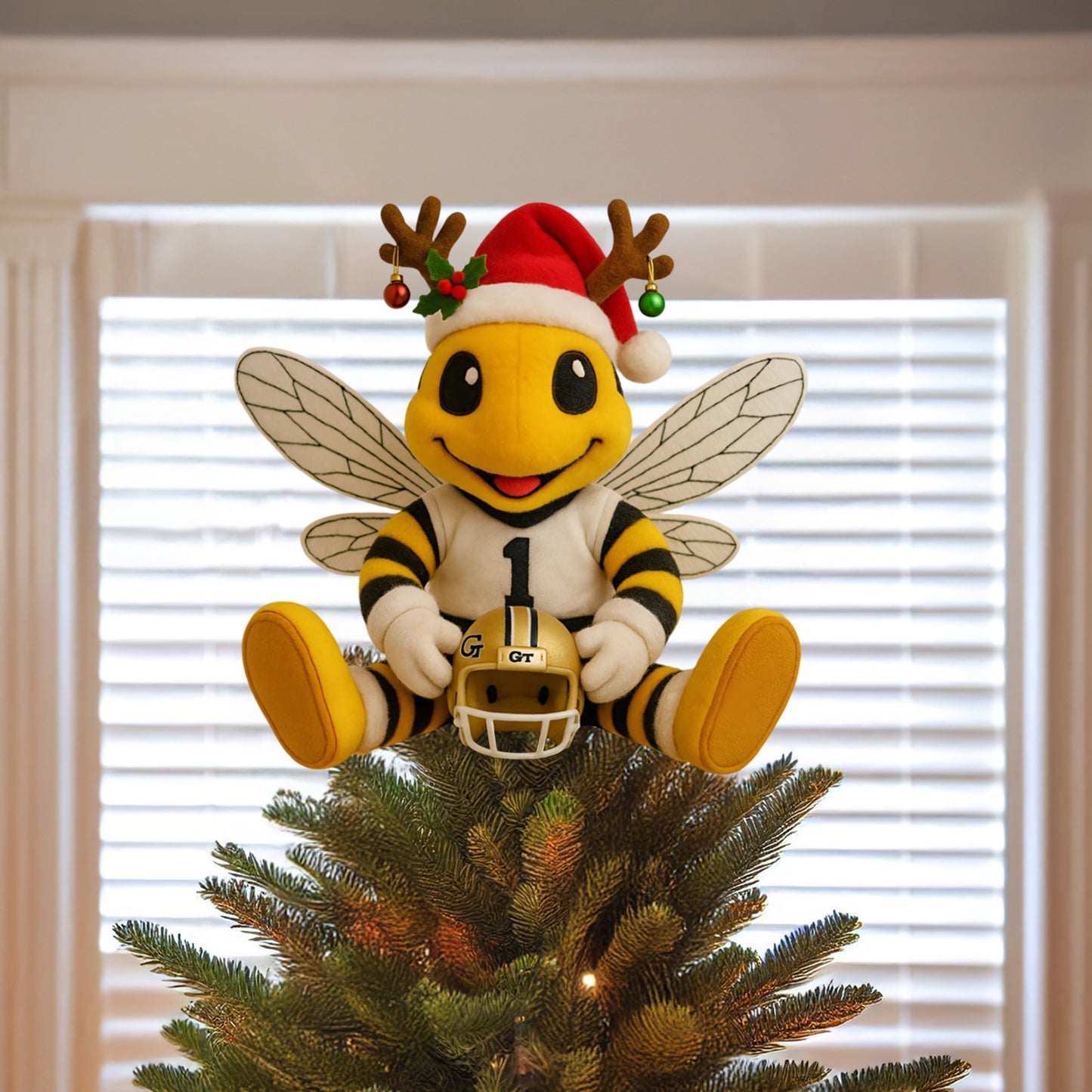 COMBO GTYJ CHRISTMAS TREE TOPPER WITH ORNAMENT DAT